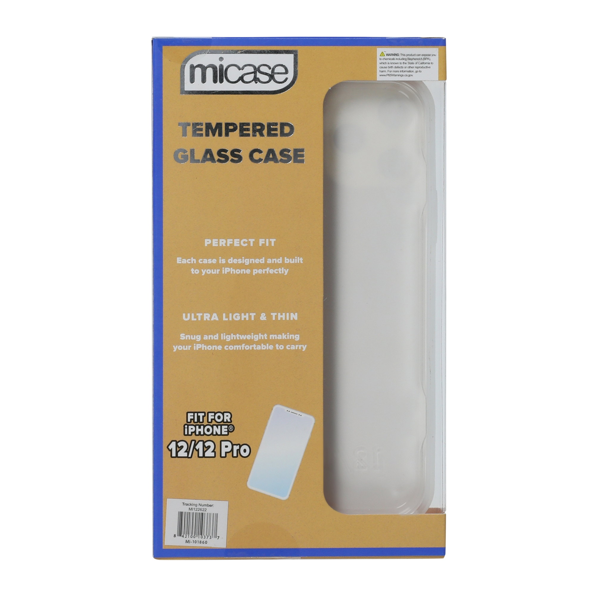 iPhone 12®/12 Pro® tempered glass phone case