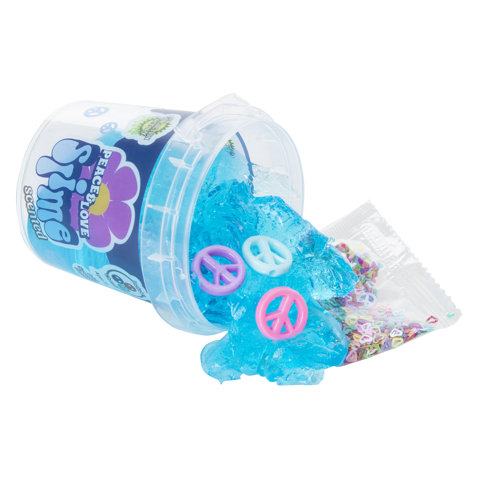 peace & love scented slime