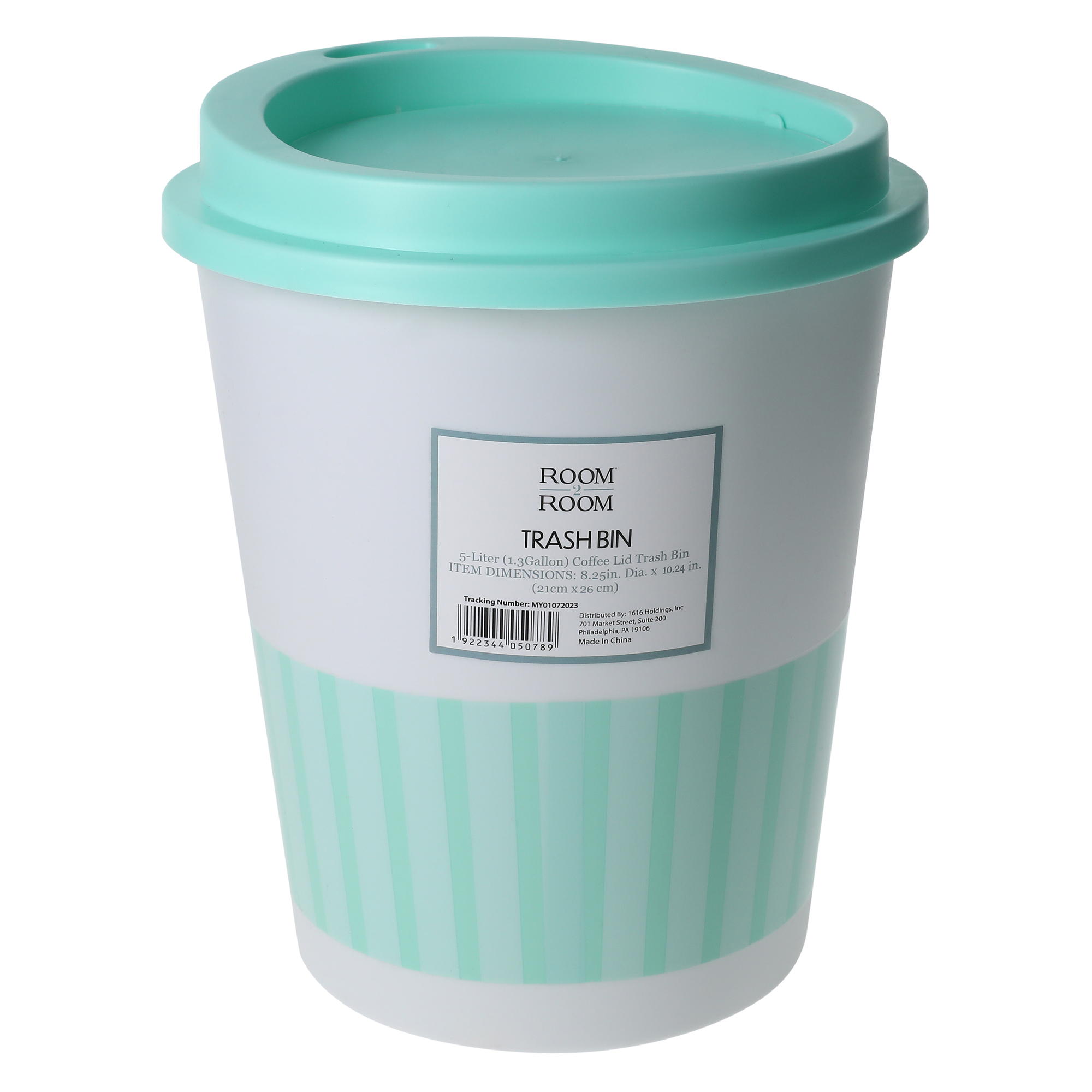 5L swing top coffee cup trash can | Five Below