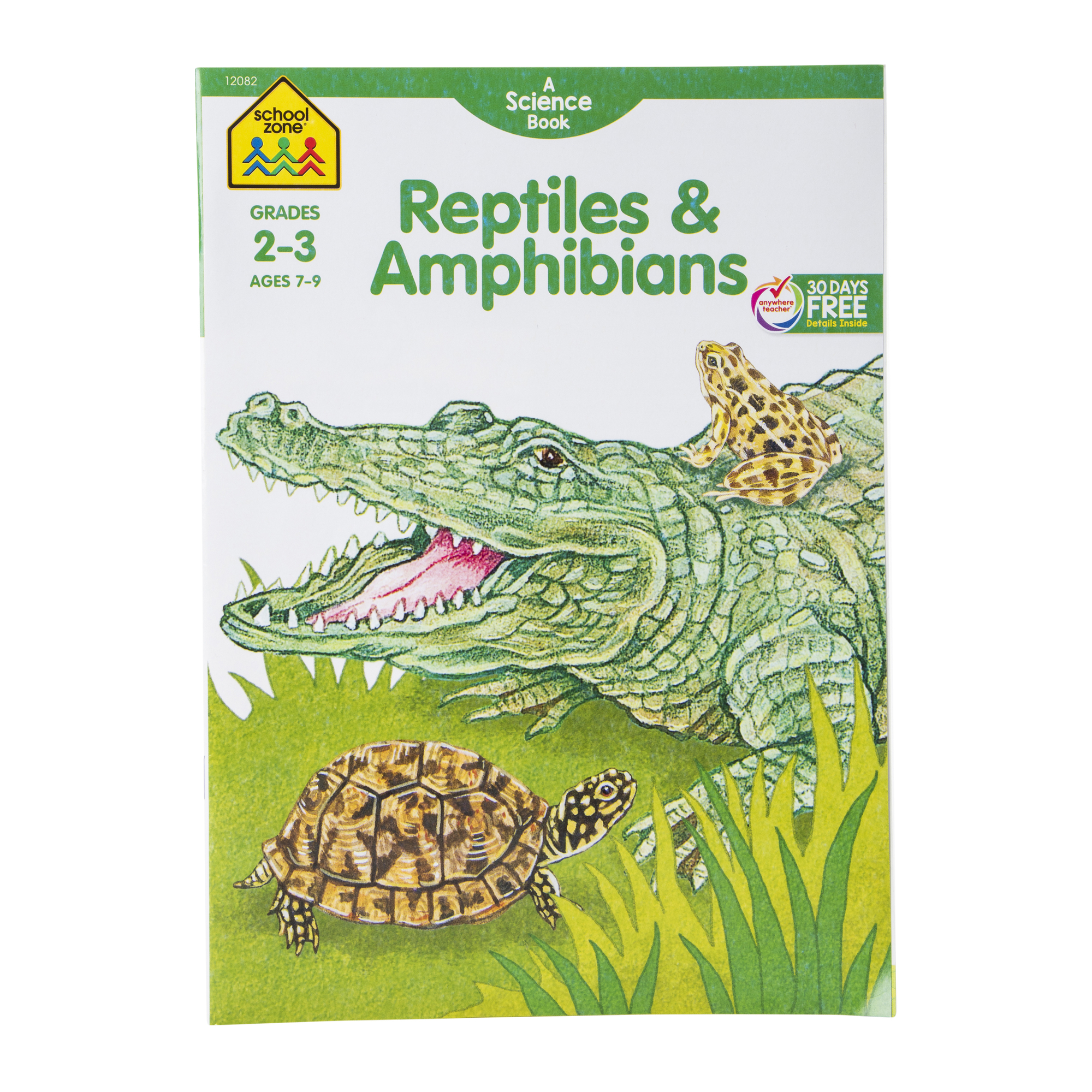 school zone® reptiles & amphibians grades 2-3 science workbook