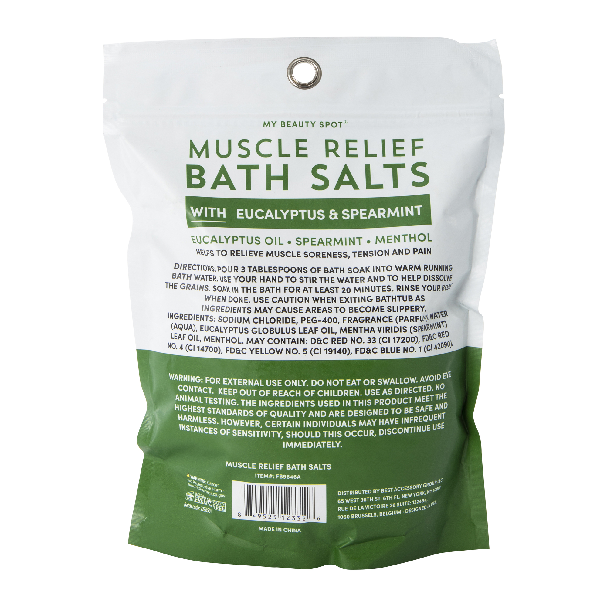 My Beauty Spot® Muscle Soak 35oz - Eucalyptus & Spearmint