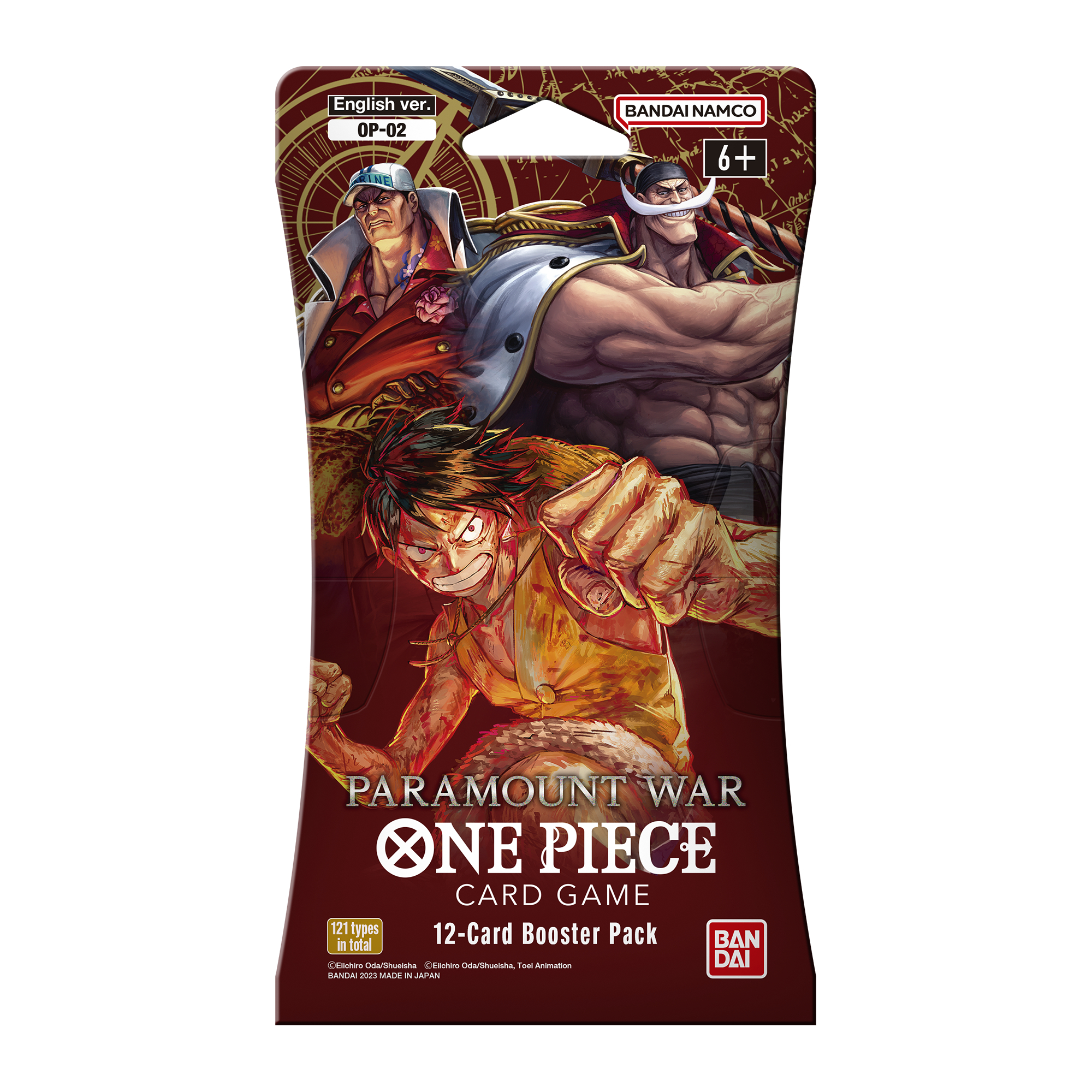 paramount war one piece card game booster pack