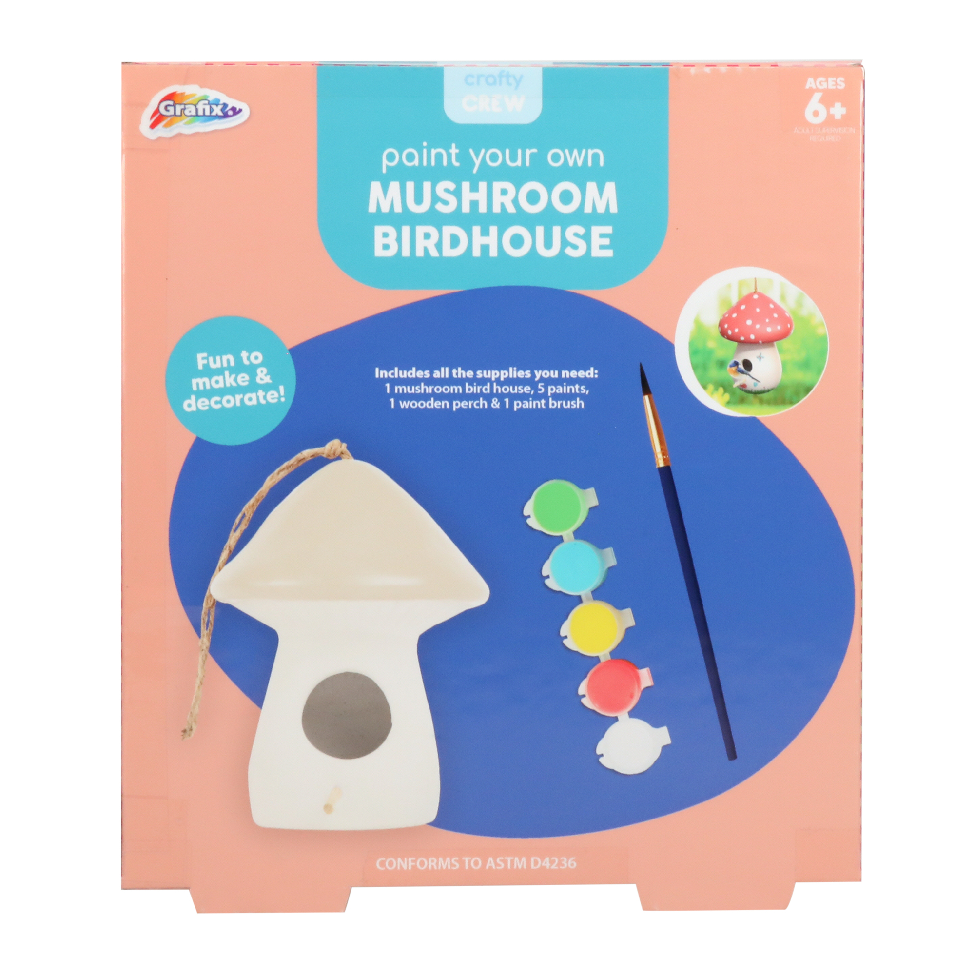 paint your own birdhouse kit