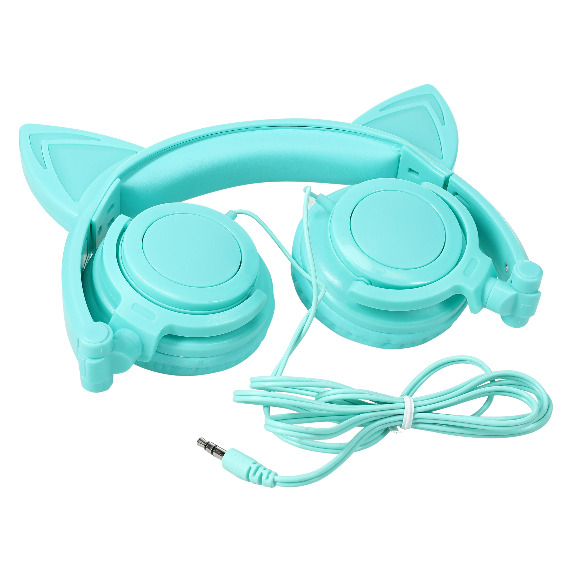 LED light up animal ears headphones