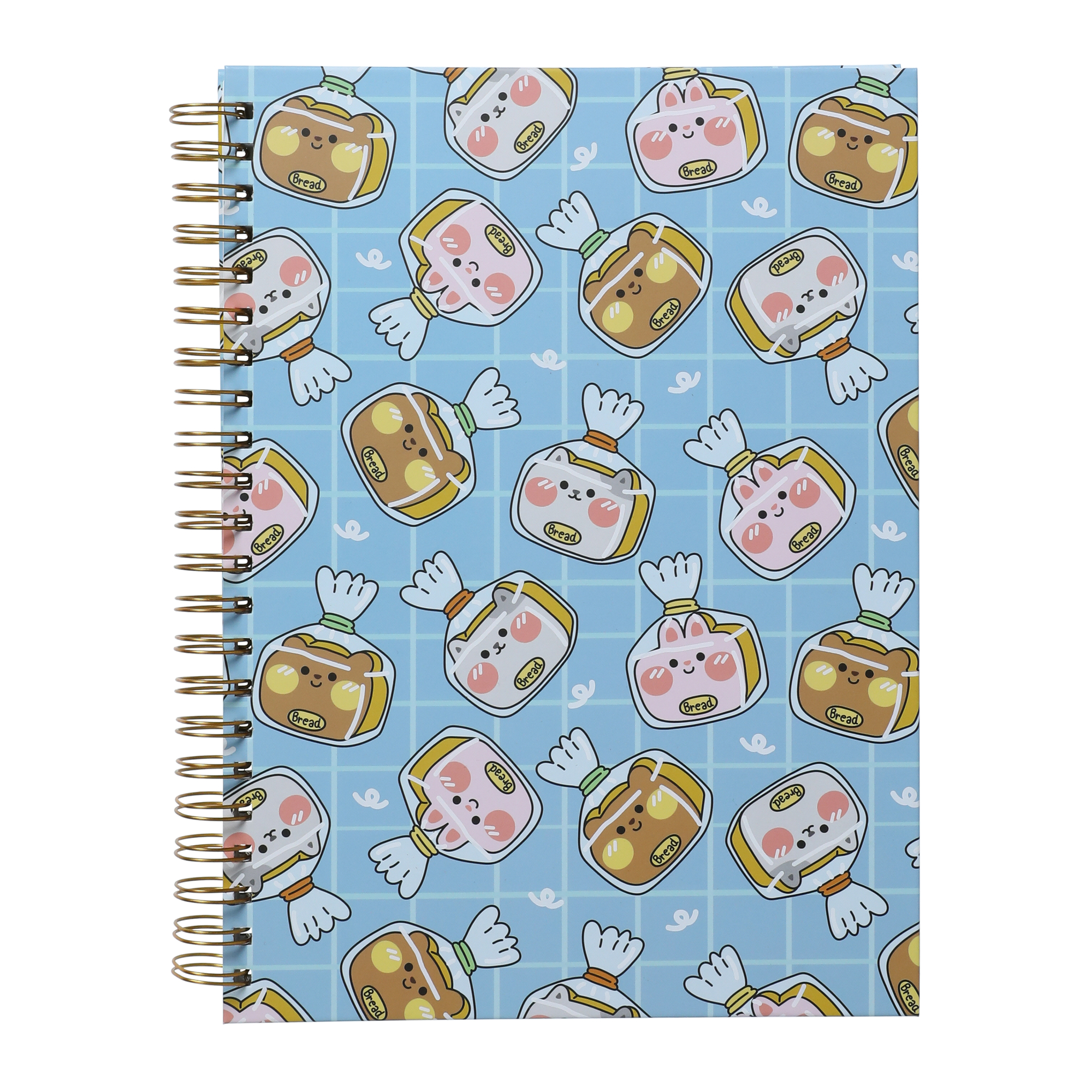 kawaii spiral notebook 8.25in x 11.31in