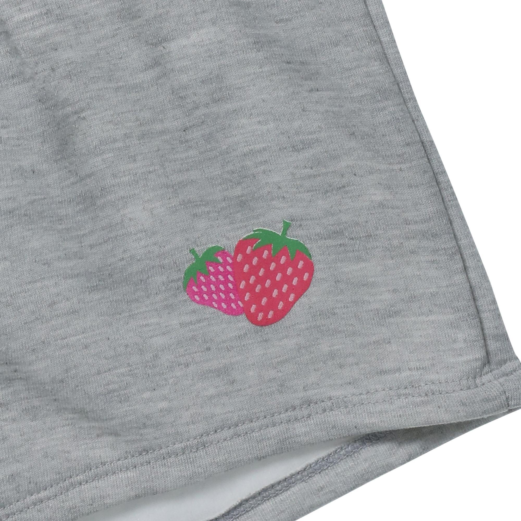 gray fleece icon shorts