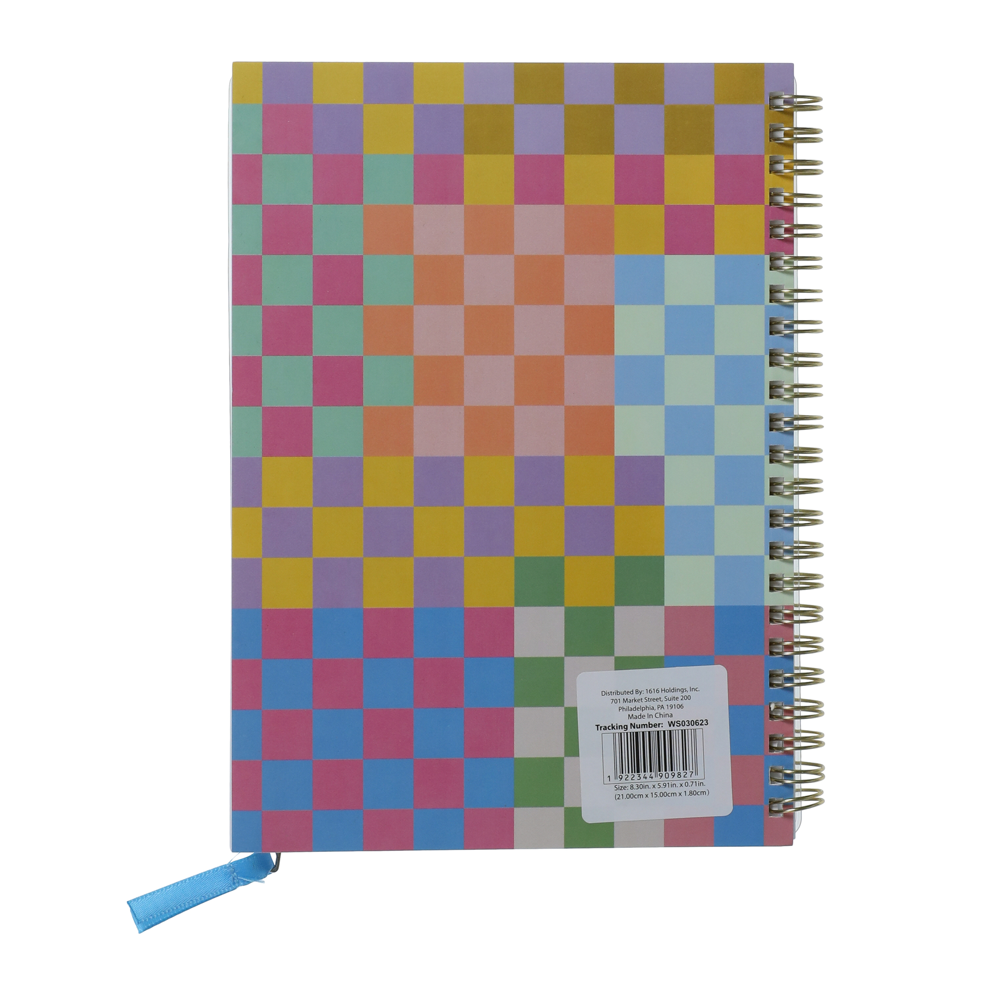 spiral journal with zipper pouch 8.3in x 5.9in