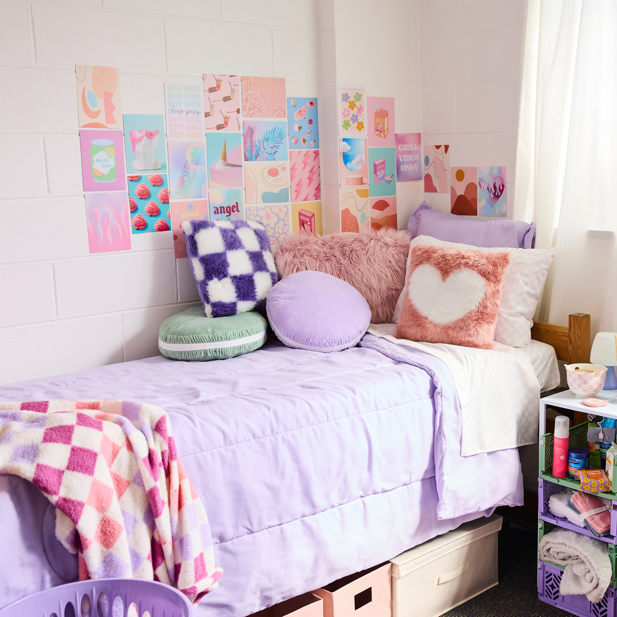 twin XL bed-in-a-bag comforter & sheet set 5-piece