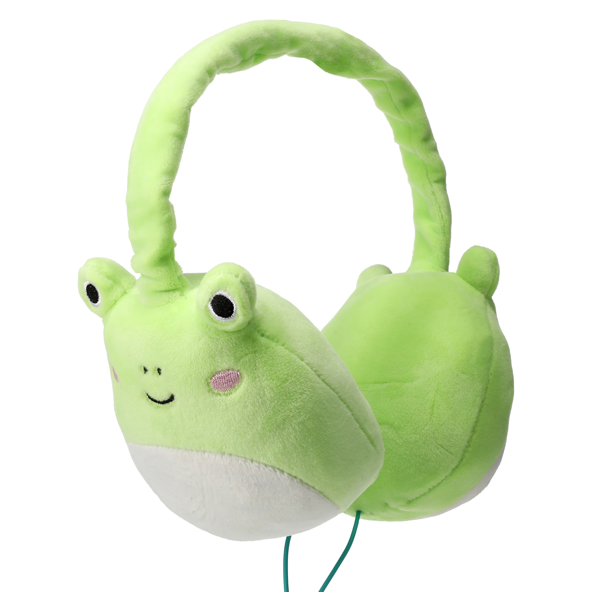 squishmallows plush wired headphones