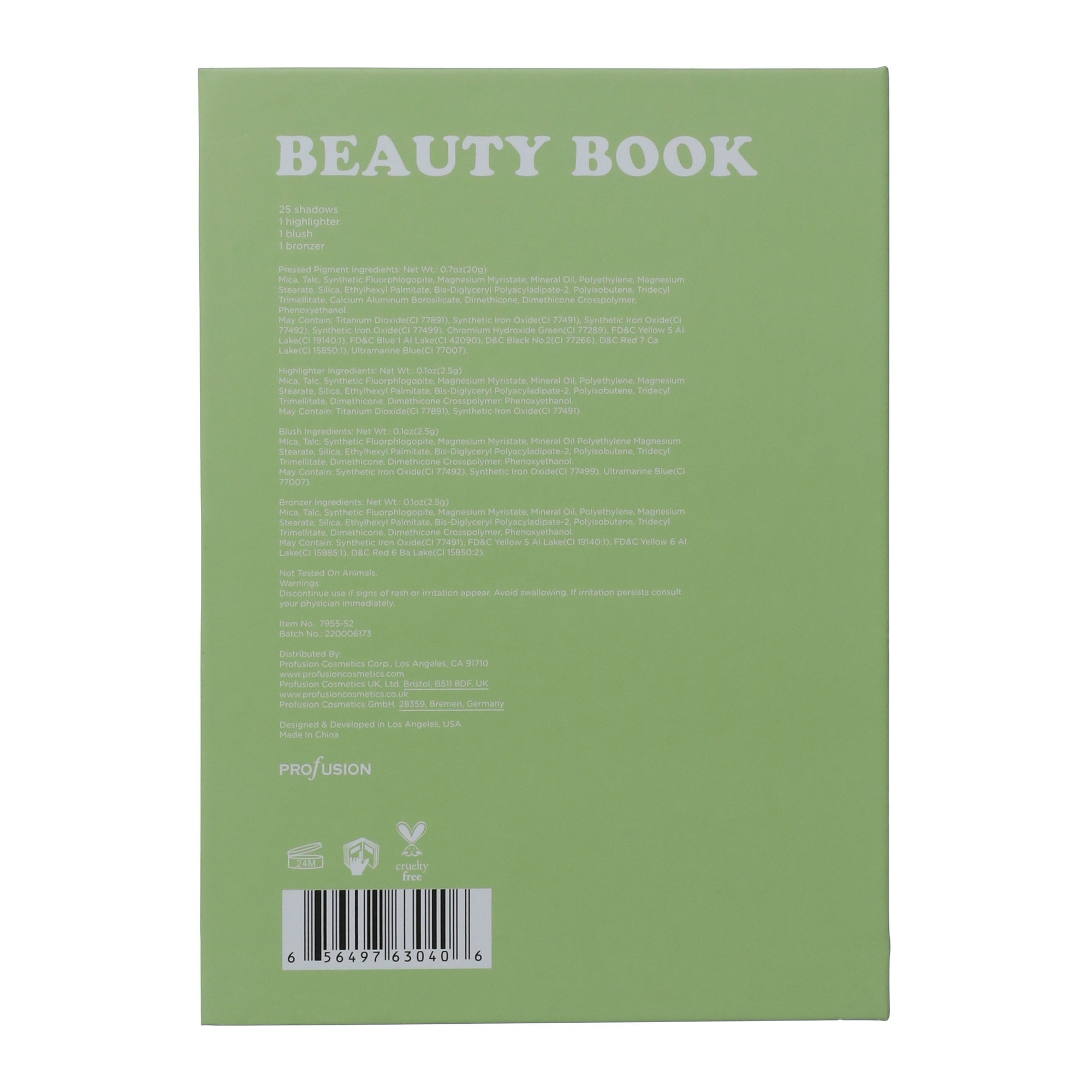 Profusion™ Beauty Book Eye & Face Palette 28-Piece - Dandelion