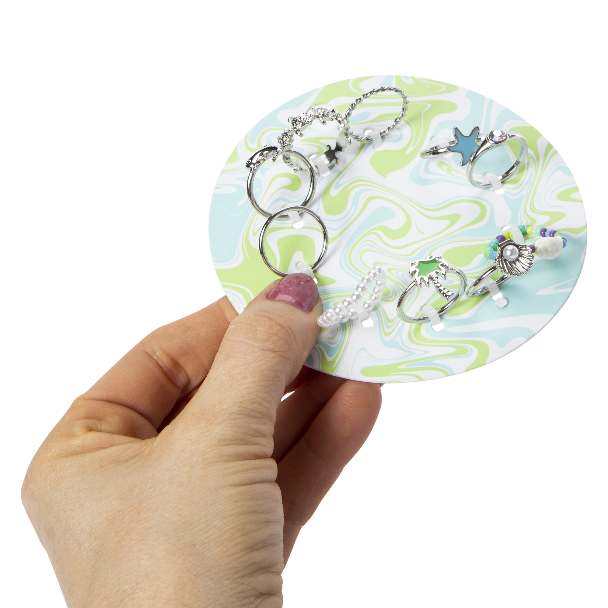 ocean themed rings 10-piece set