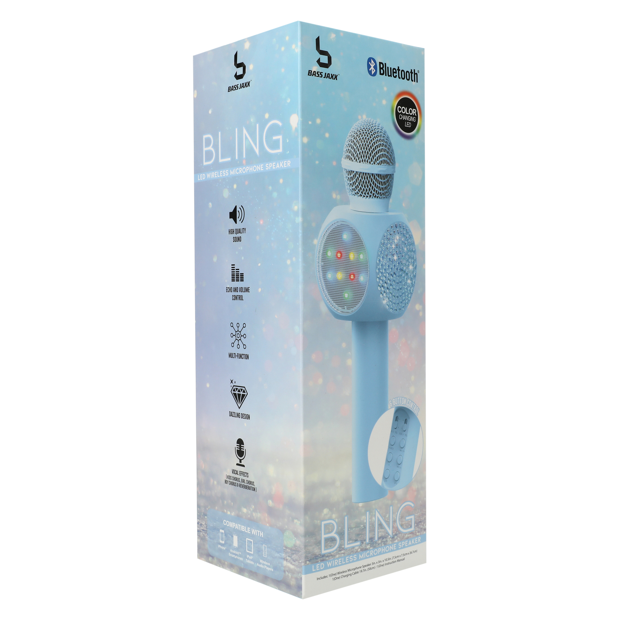 Five Below Sing wireless bluetooth karaoke microphone with