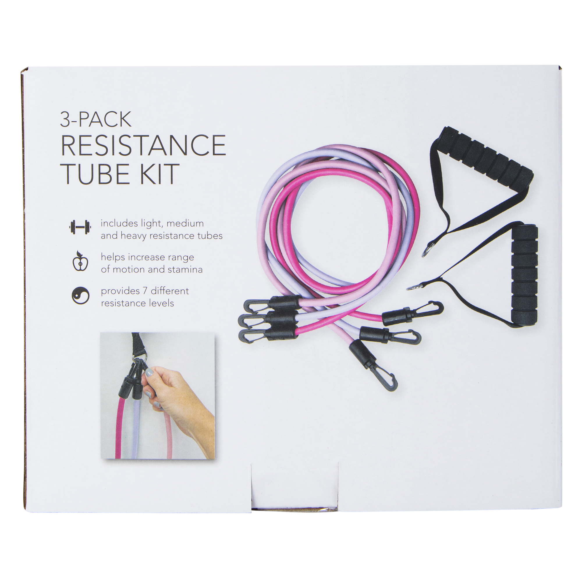 3-pack resistance tubes set
