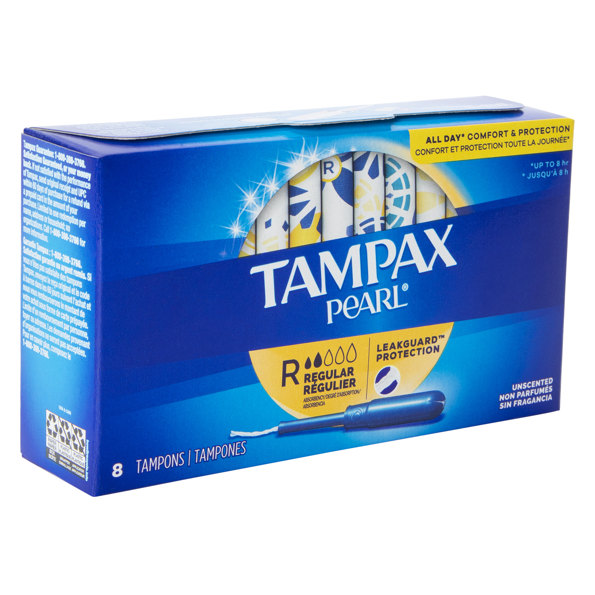 Tampax Pearl® Regular Tampons 8-Count