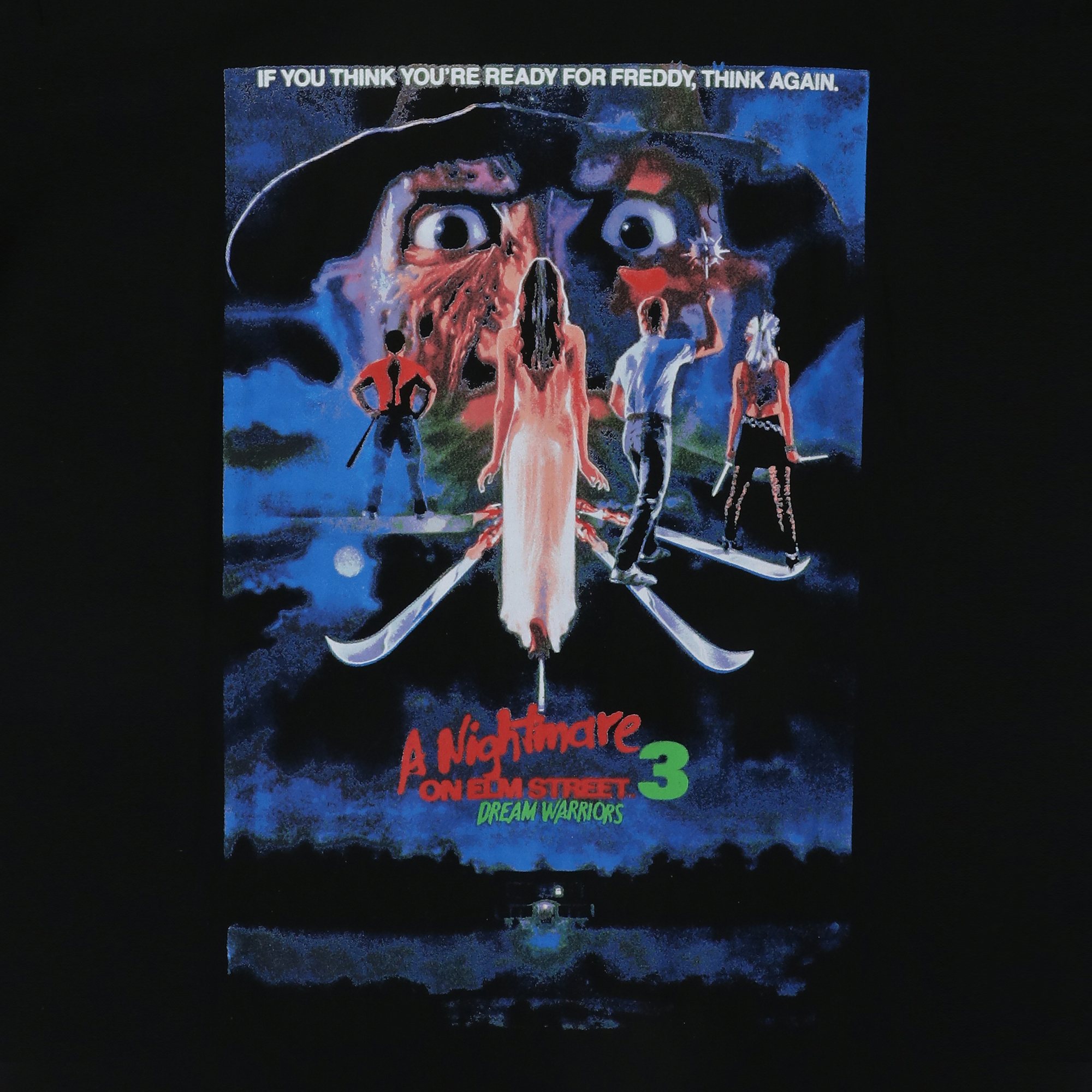 a nightmare on elm street® 3: dream warriors movie poster graphic tee