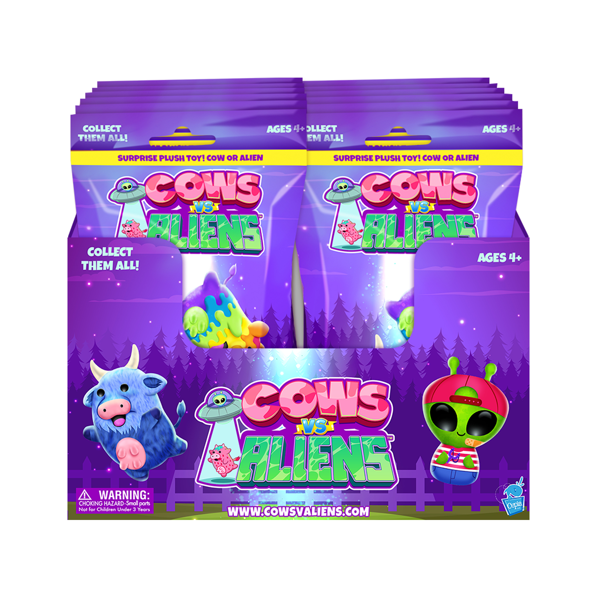 cows vs aliens™ surprise plush toy blind bag
