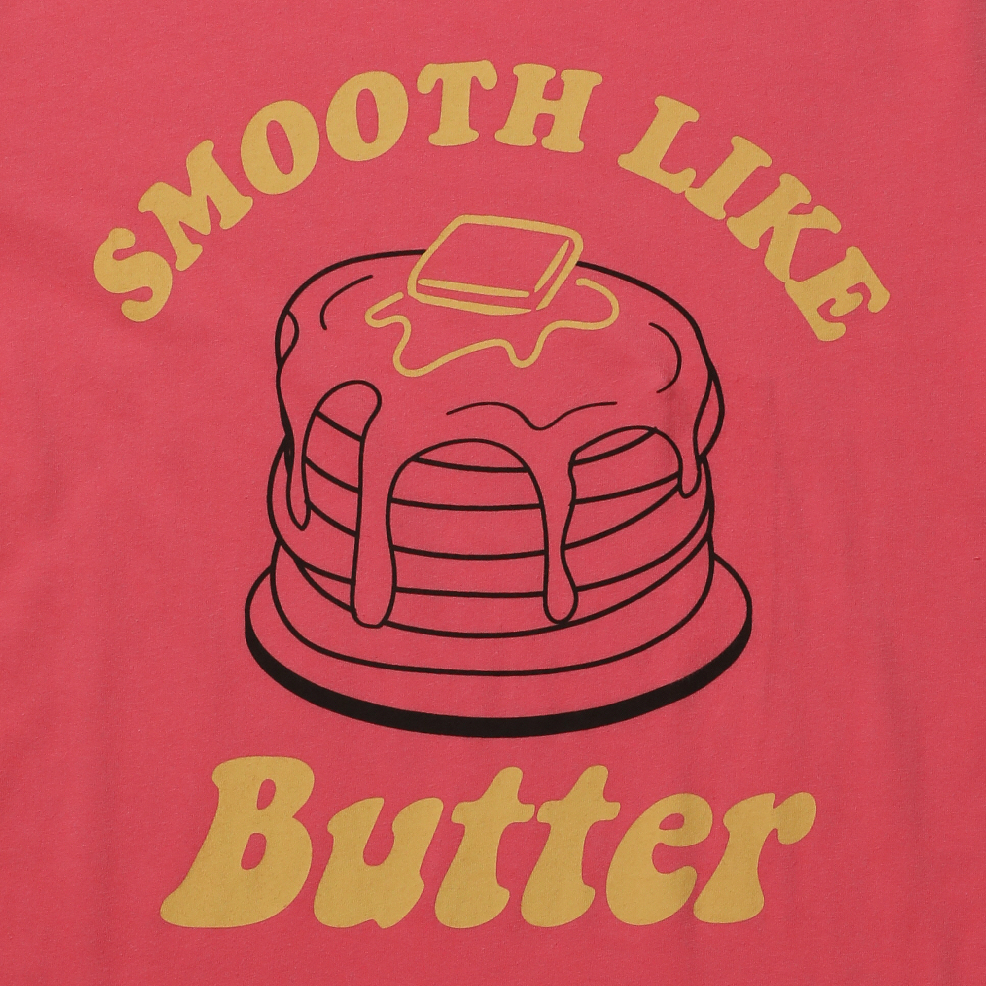 juniors 'smooth like butter' retro graphic tee