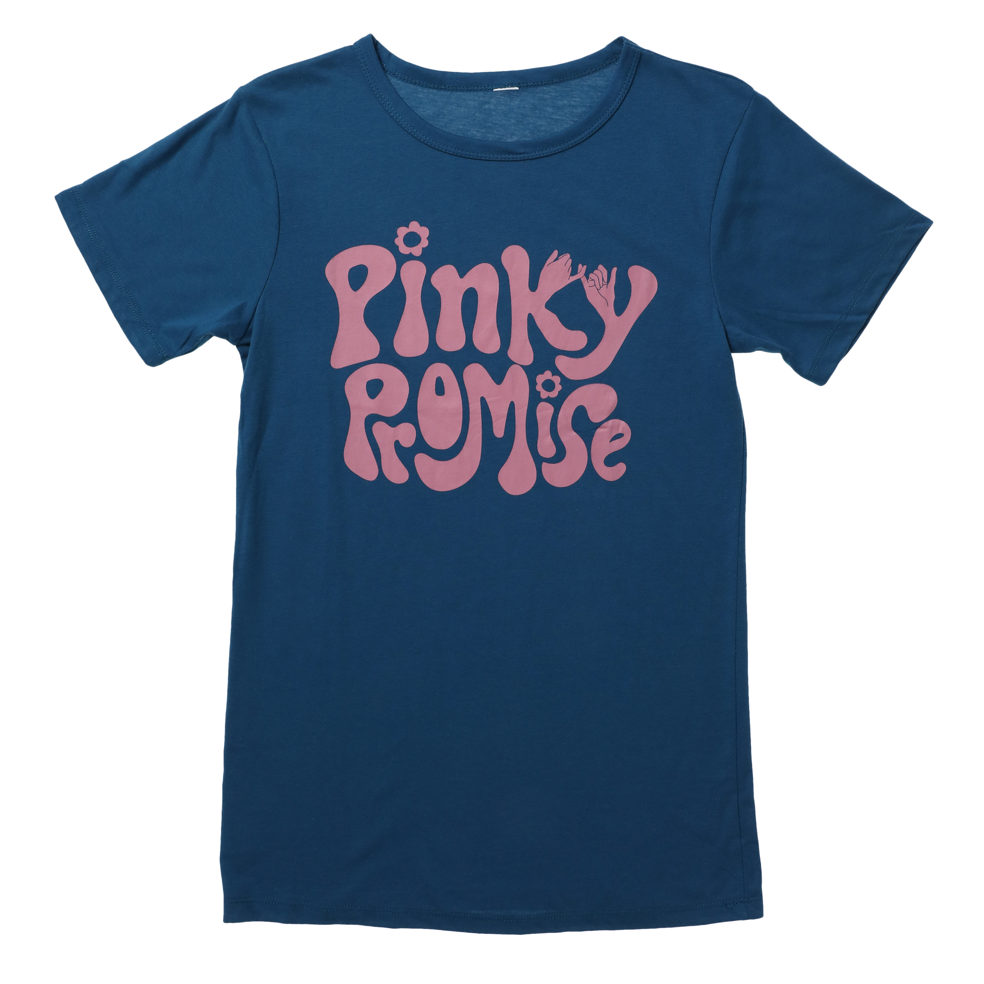 juniors 'pinky promise' graphic tee