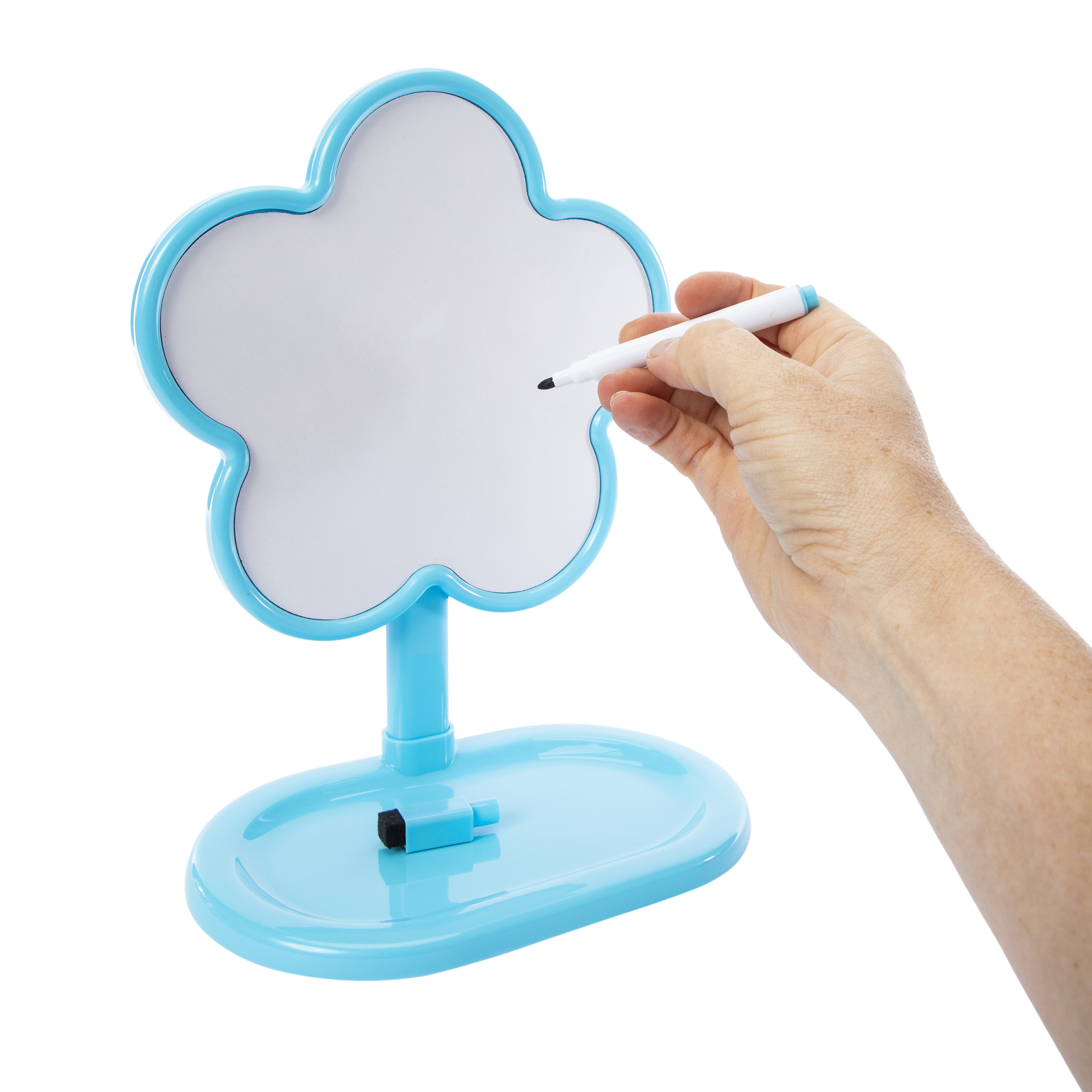 magnetic flower whiteboard with tray