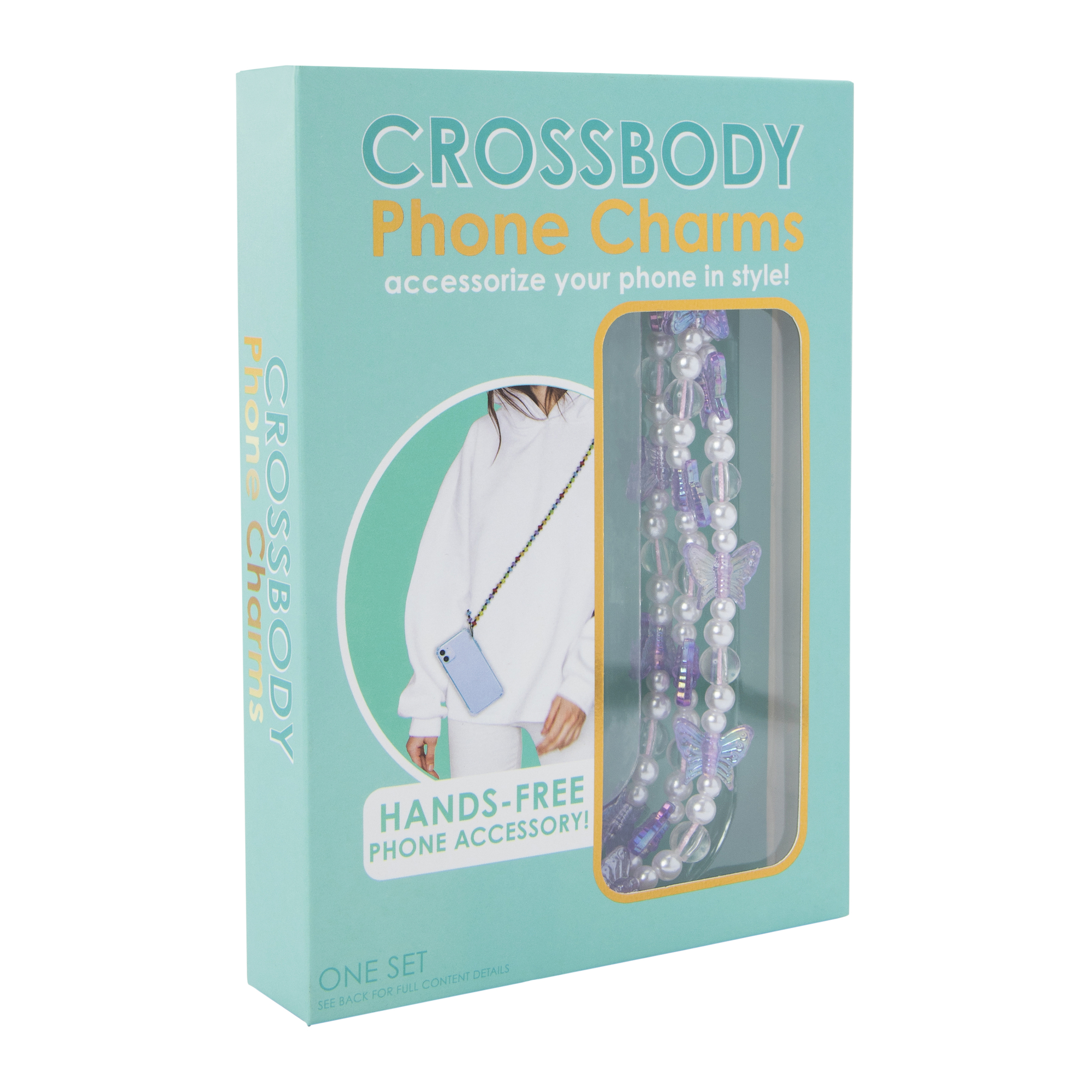 beaded crossbody strap for smartphones