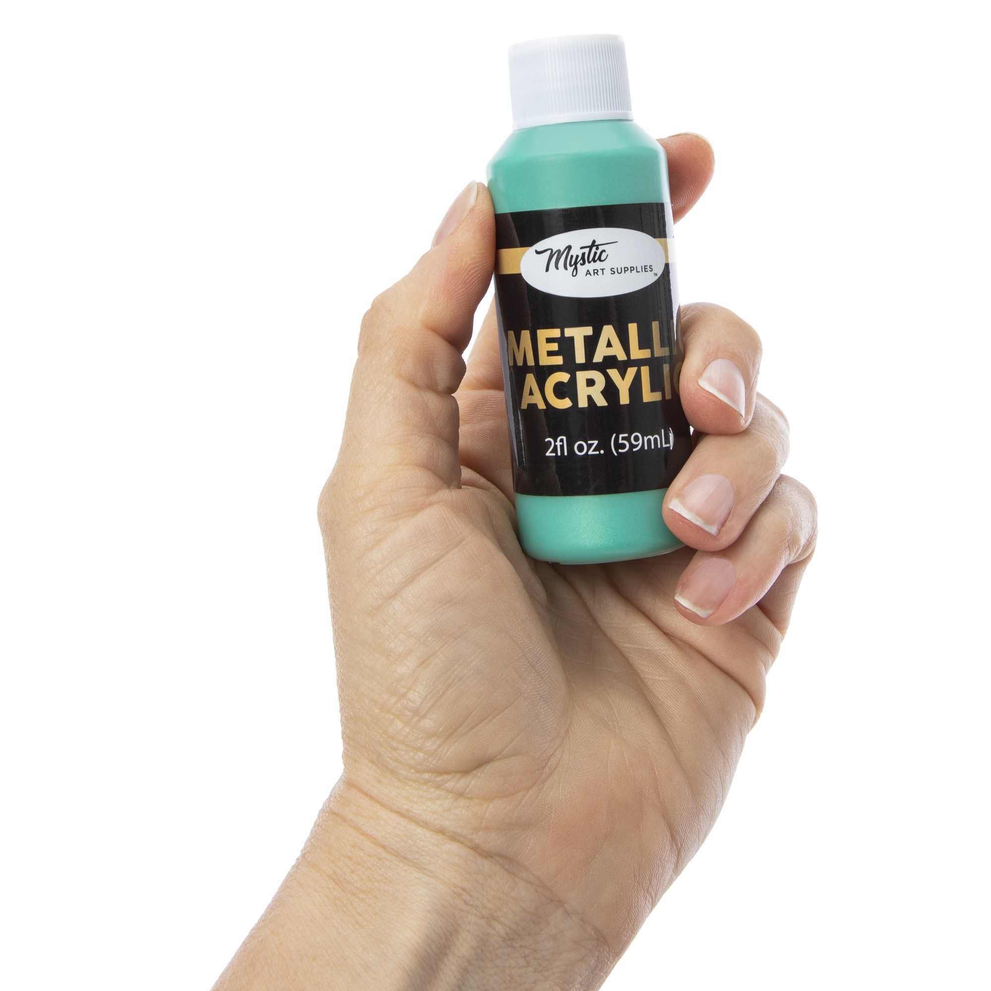 metallic & classic acrylic paints & supplies 31-piece set