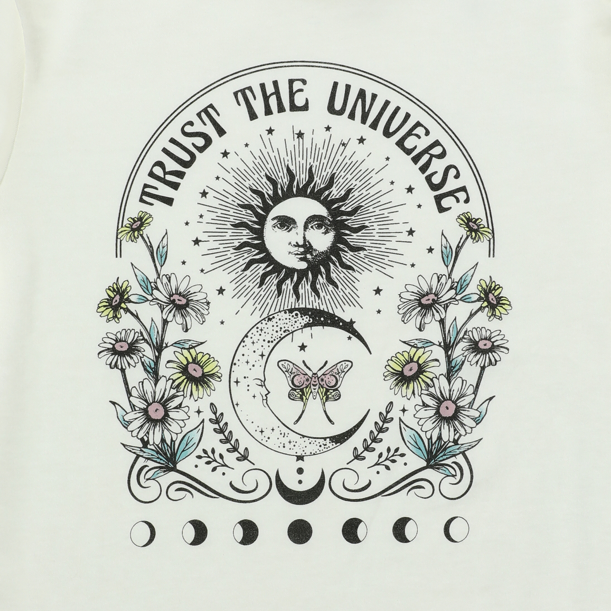 'trust the universe' graphic tee