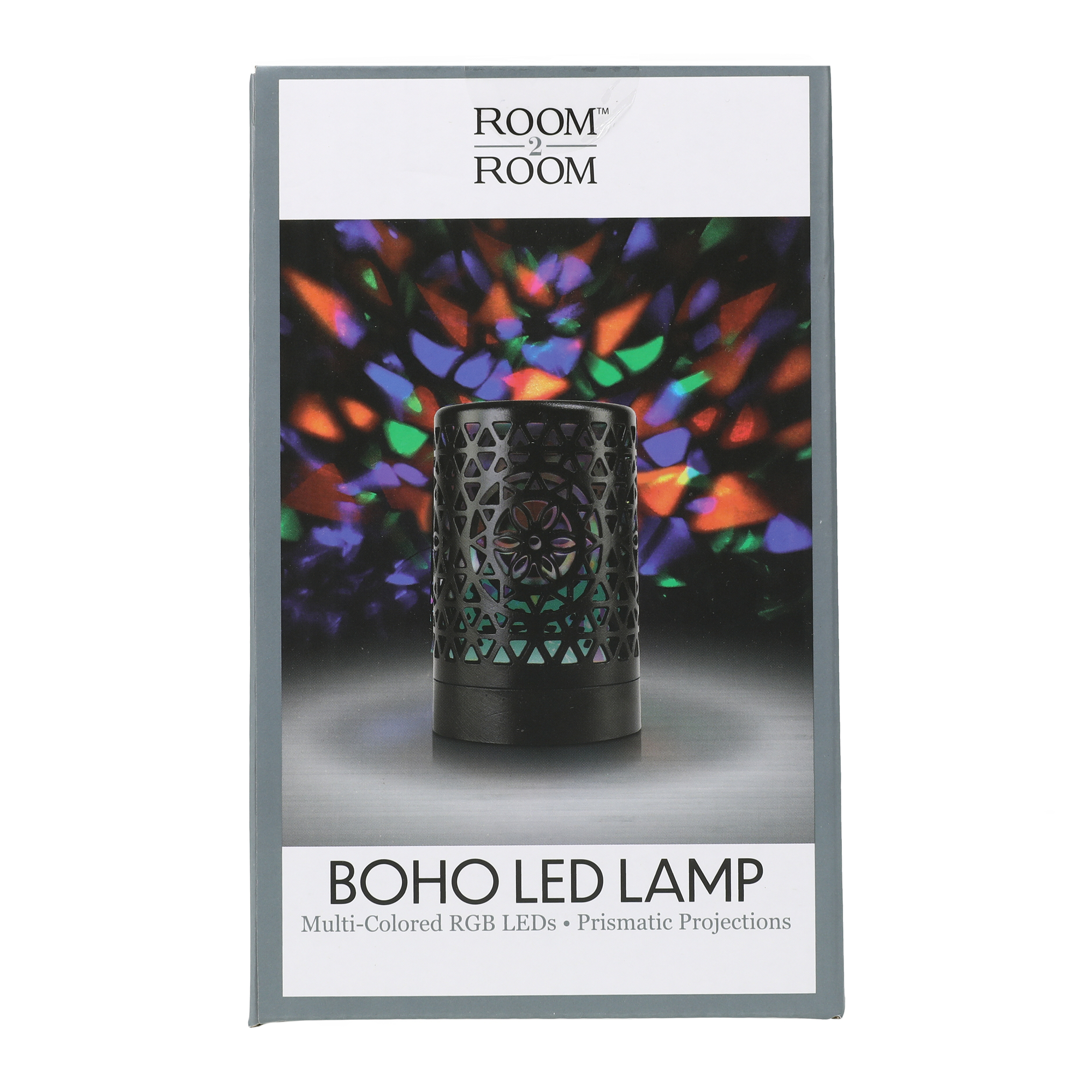 boho prismatic LED lamp 5.8in