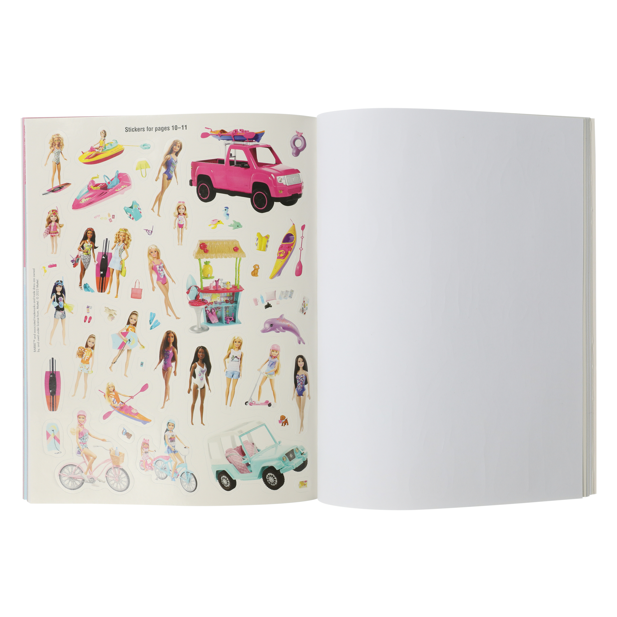 barbie™ super sticker book with 568 stickers
