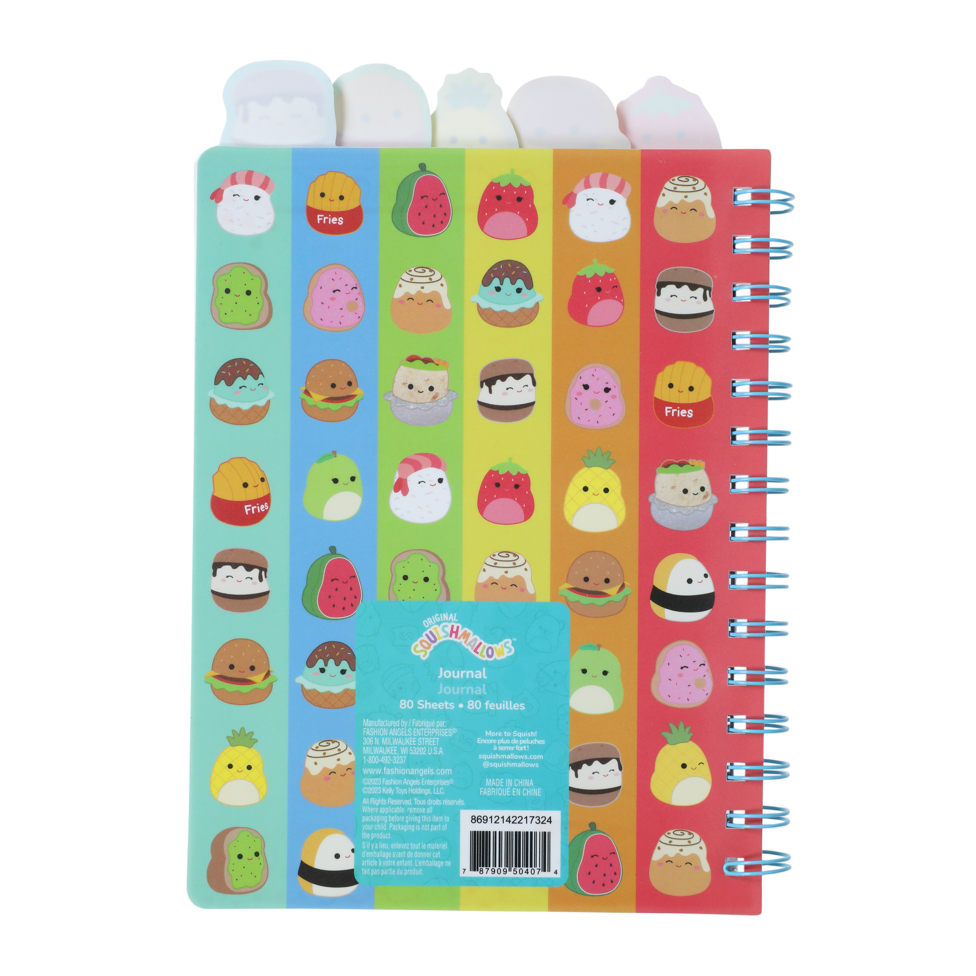 squishmallows™ food tab journal 6.5in x 8.88in