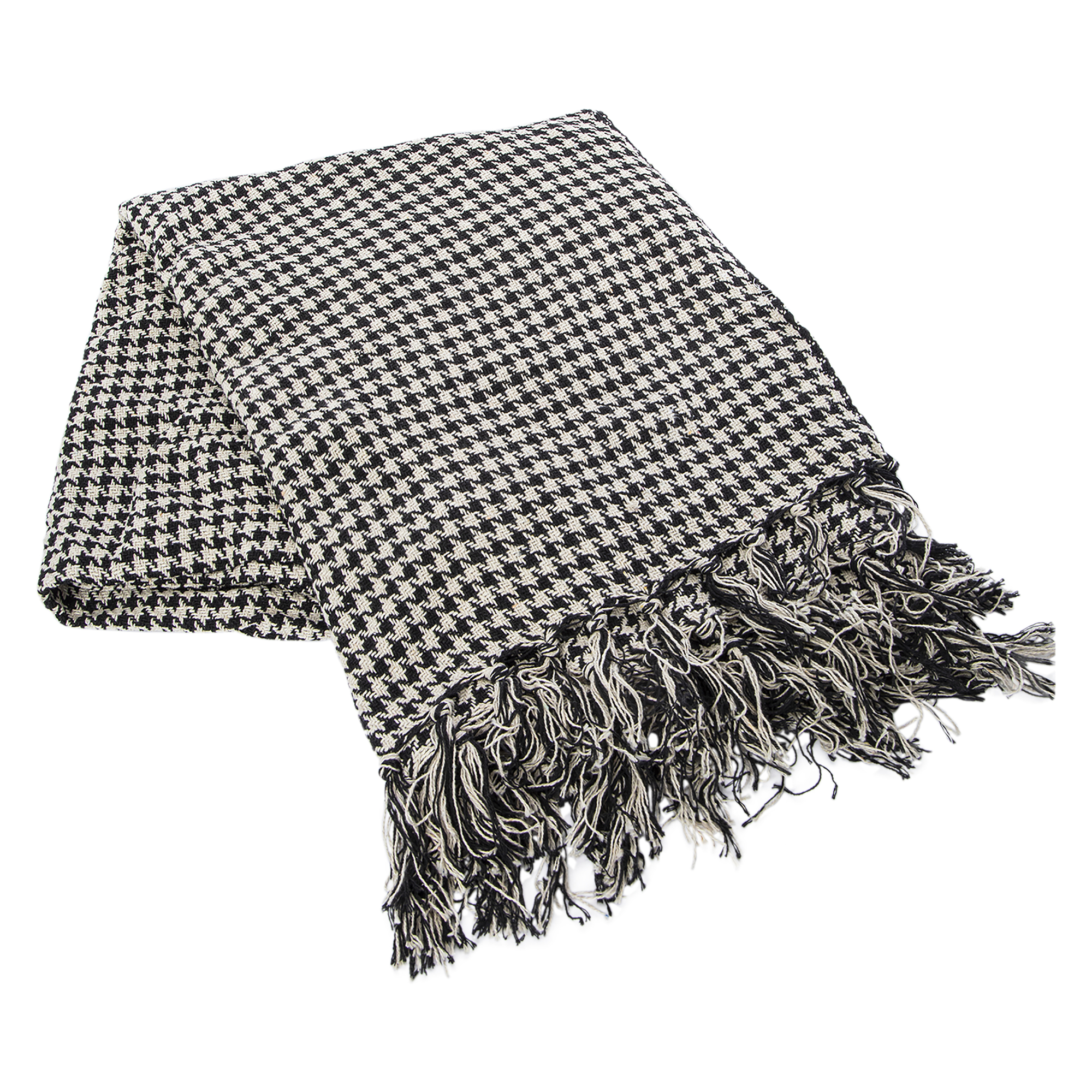 houndstooth lightweight throw blanket