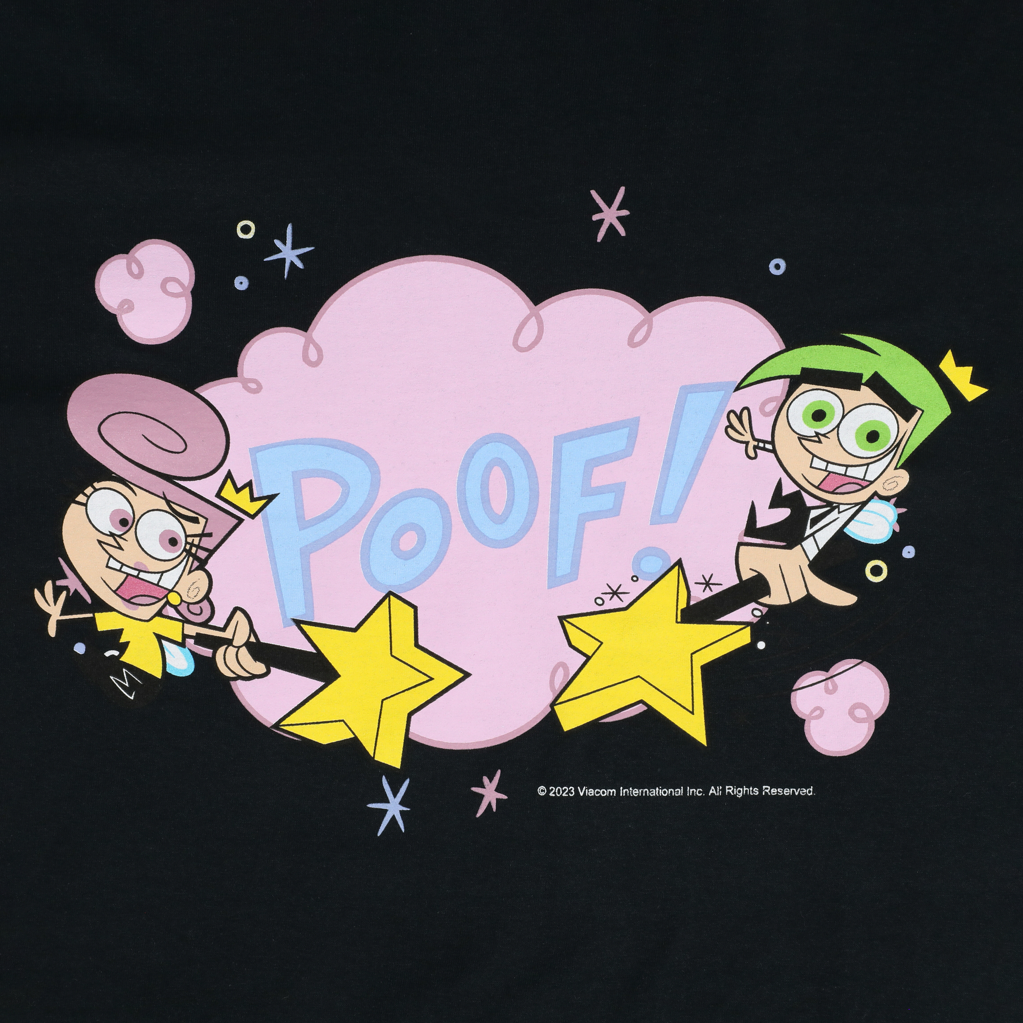 fairly oddparents 'poof' graphic tee