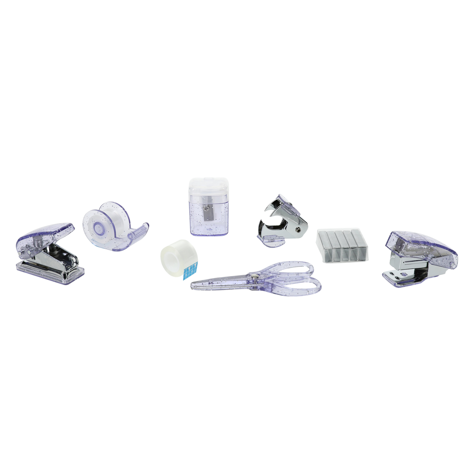 mini stationery set with 10 items