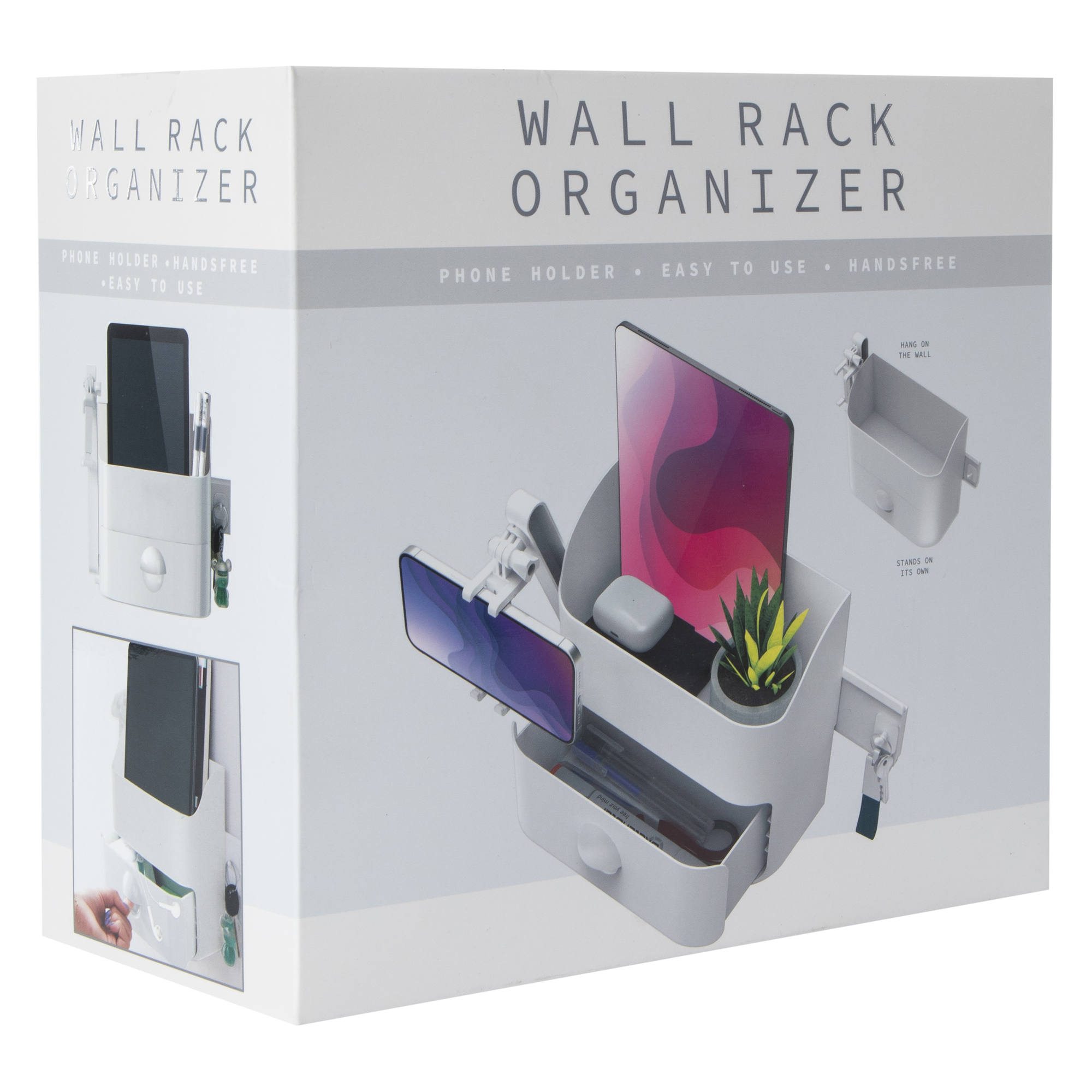 wall rack organizer & phone holder | Five Below