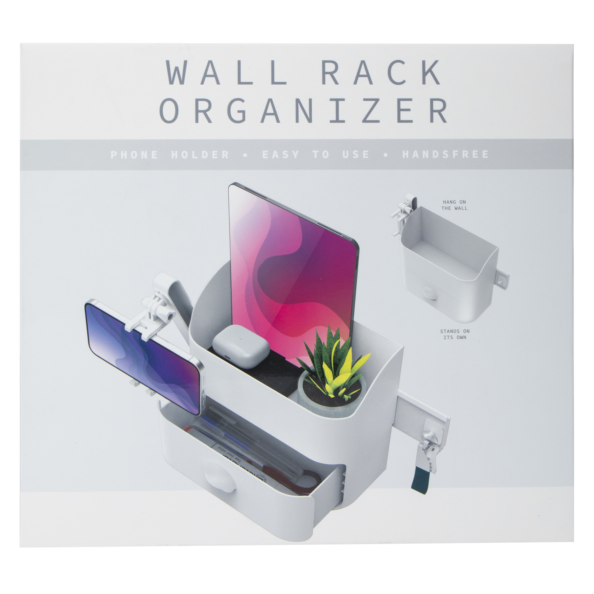 wall rack organizer & phone holder | Five Below wall rack organizer & phone holder | Five Below