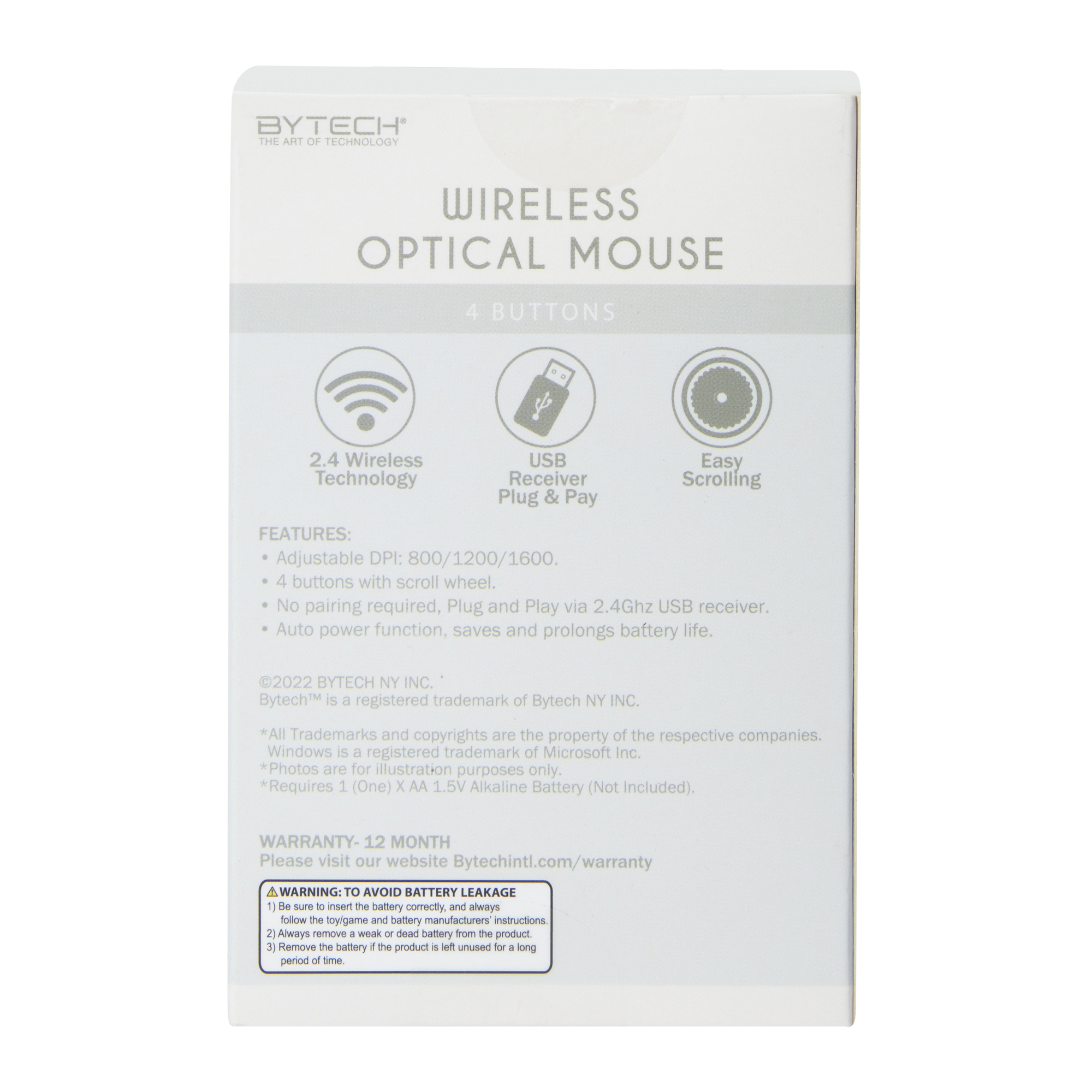 Wireless Optical Mouse