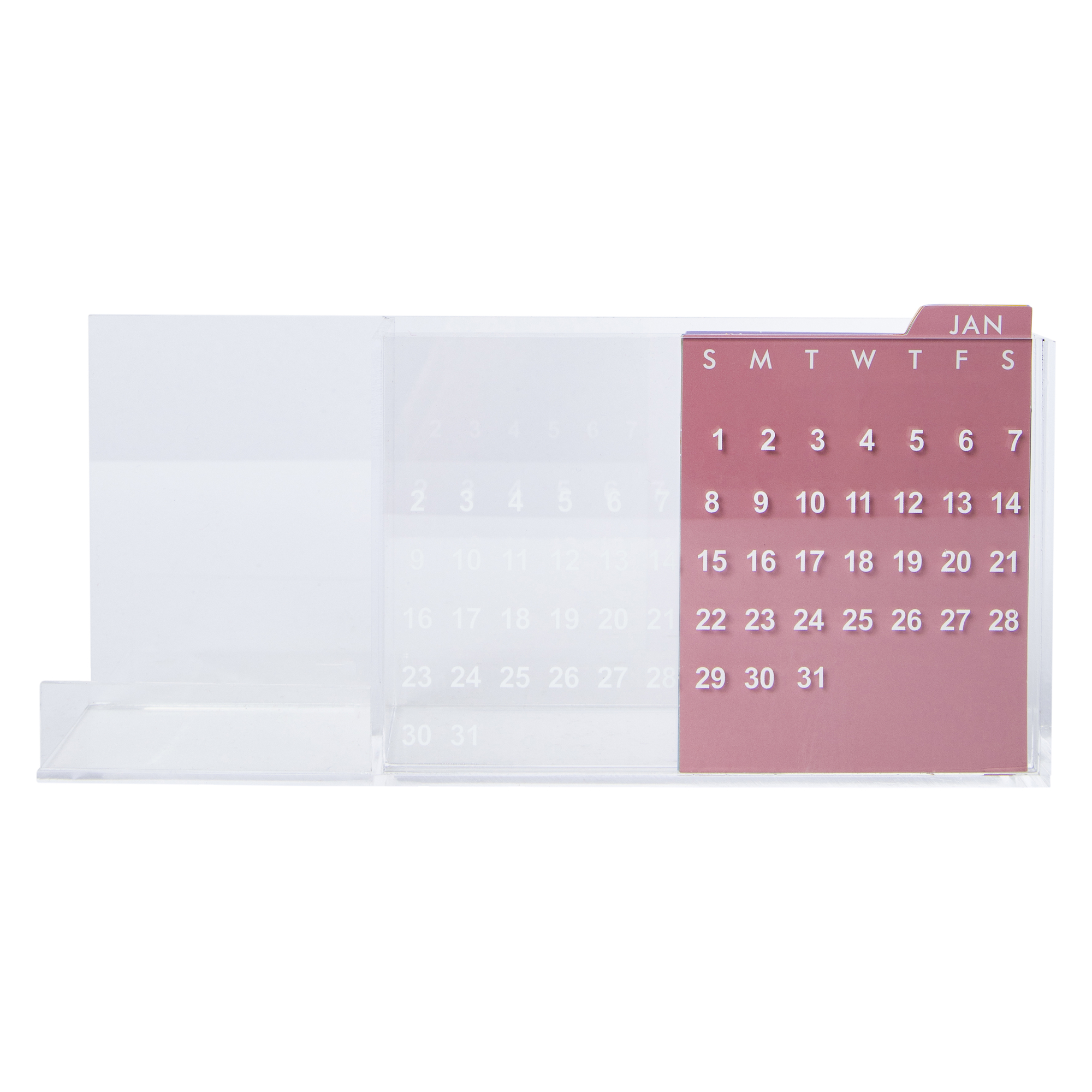 desk calendar & organizer 9.25in x 4.1in