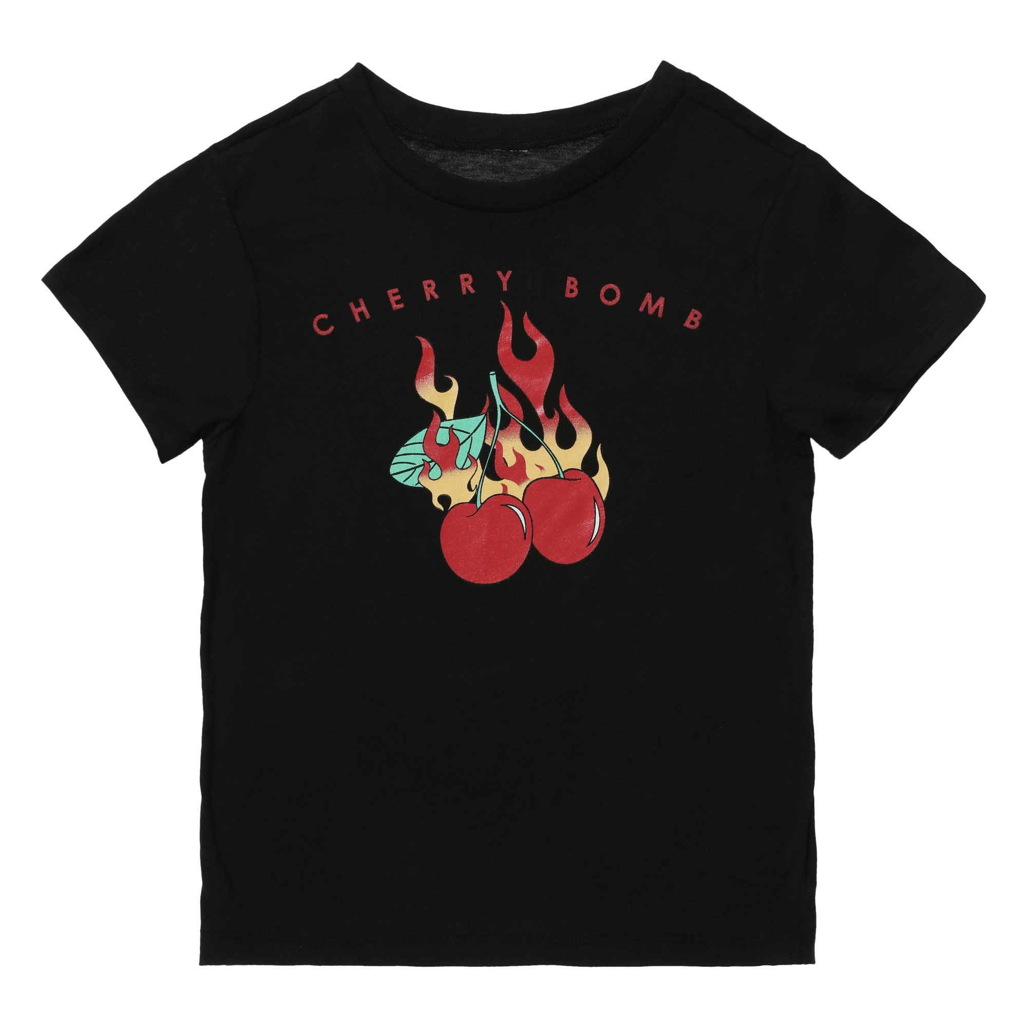 juniors cherry bomb graphic tee | Five Below