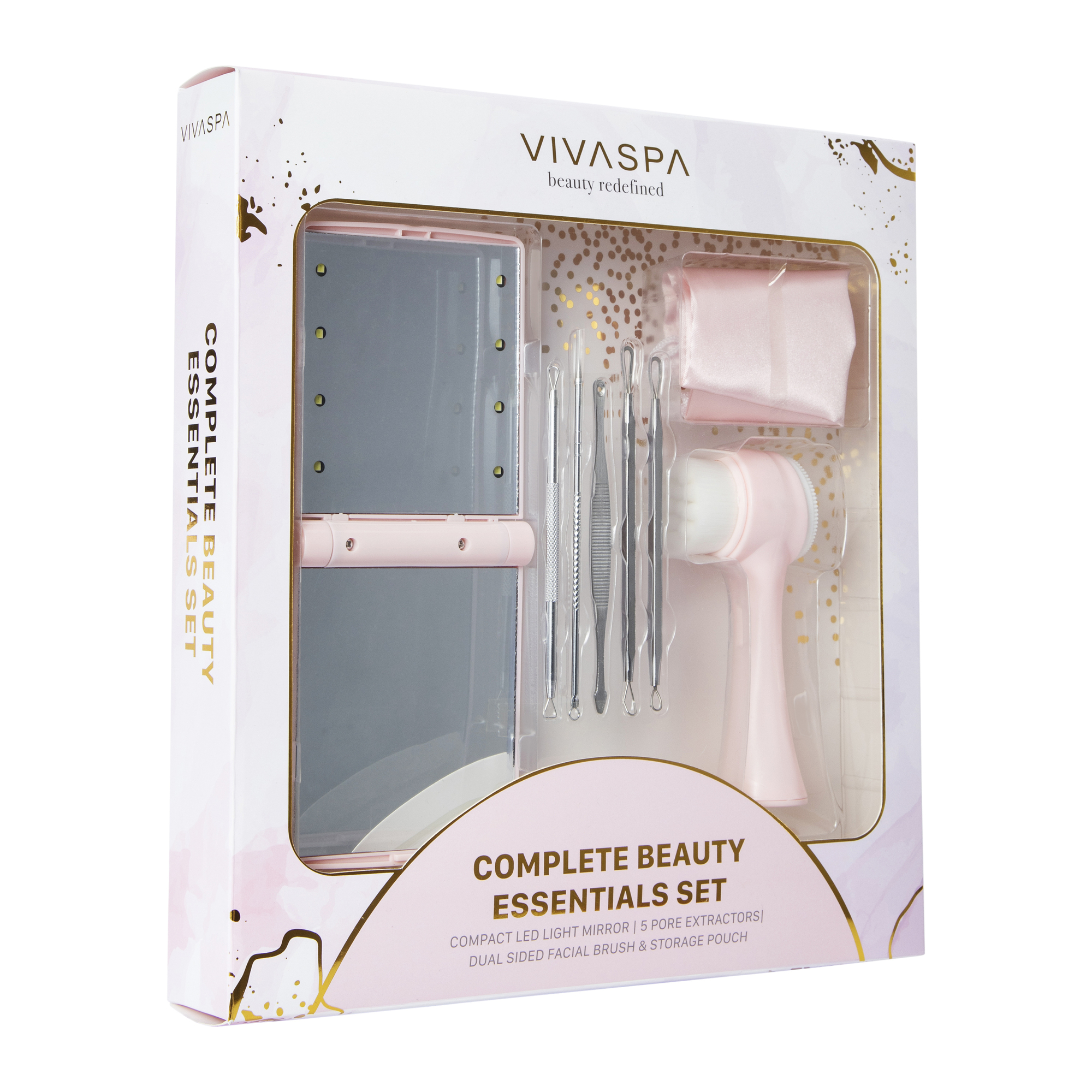 vivaspa complete beauty essentials 8-piece set