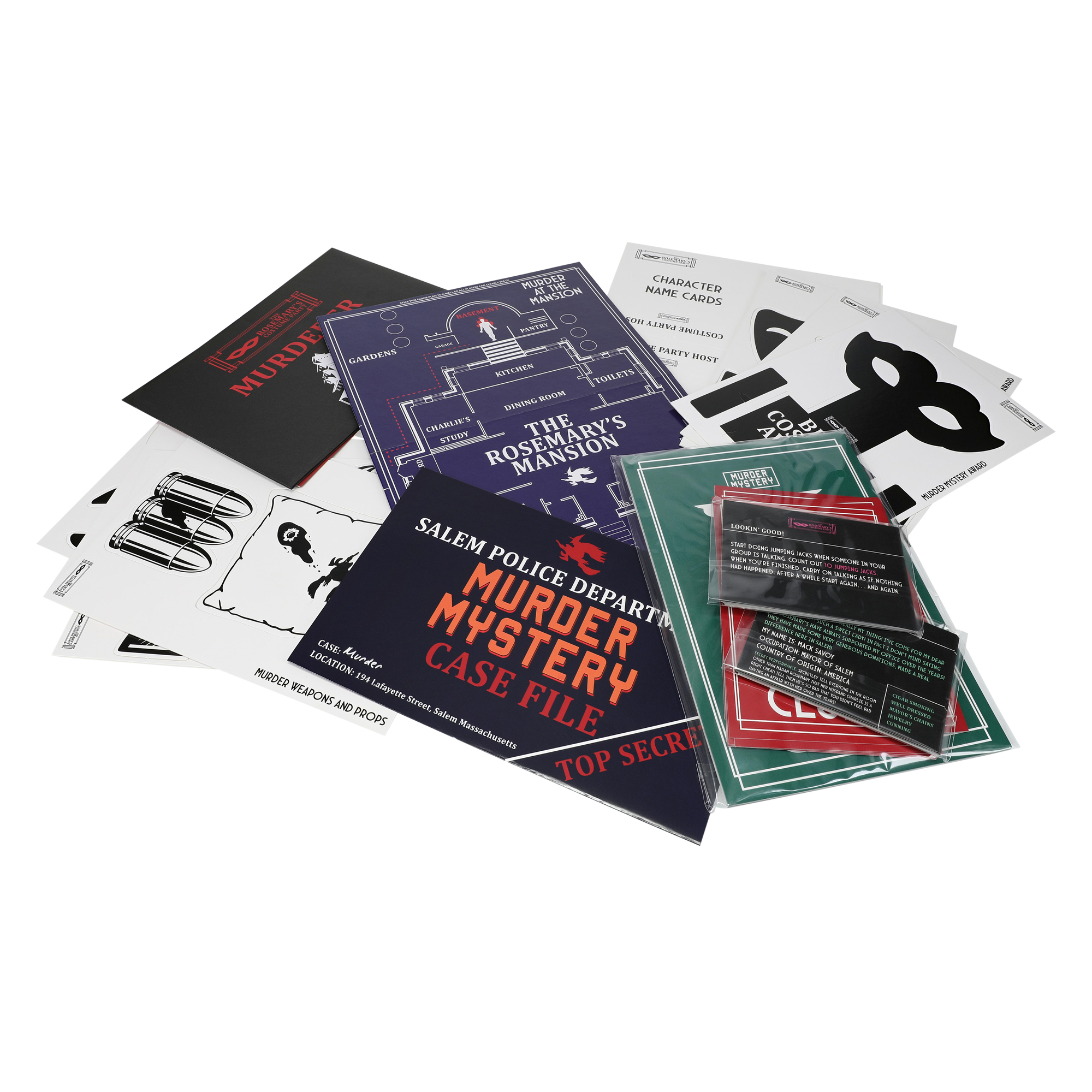 host your own murder mystery - murder at the mansion