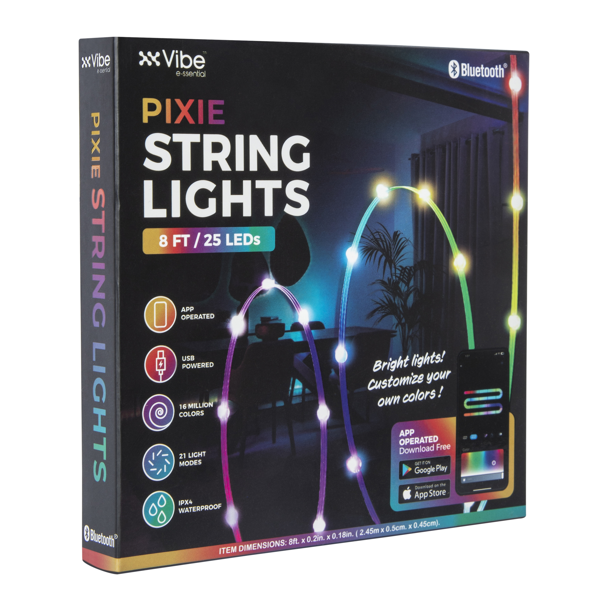 pixie string lights 8ft Five Below