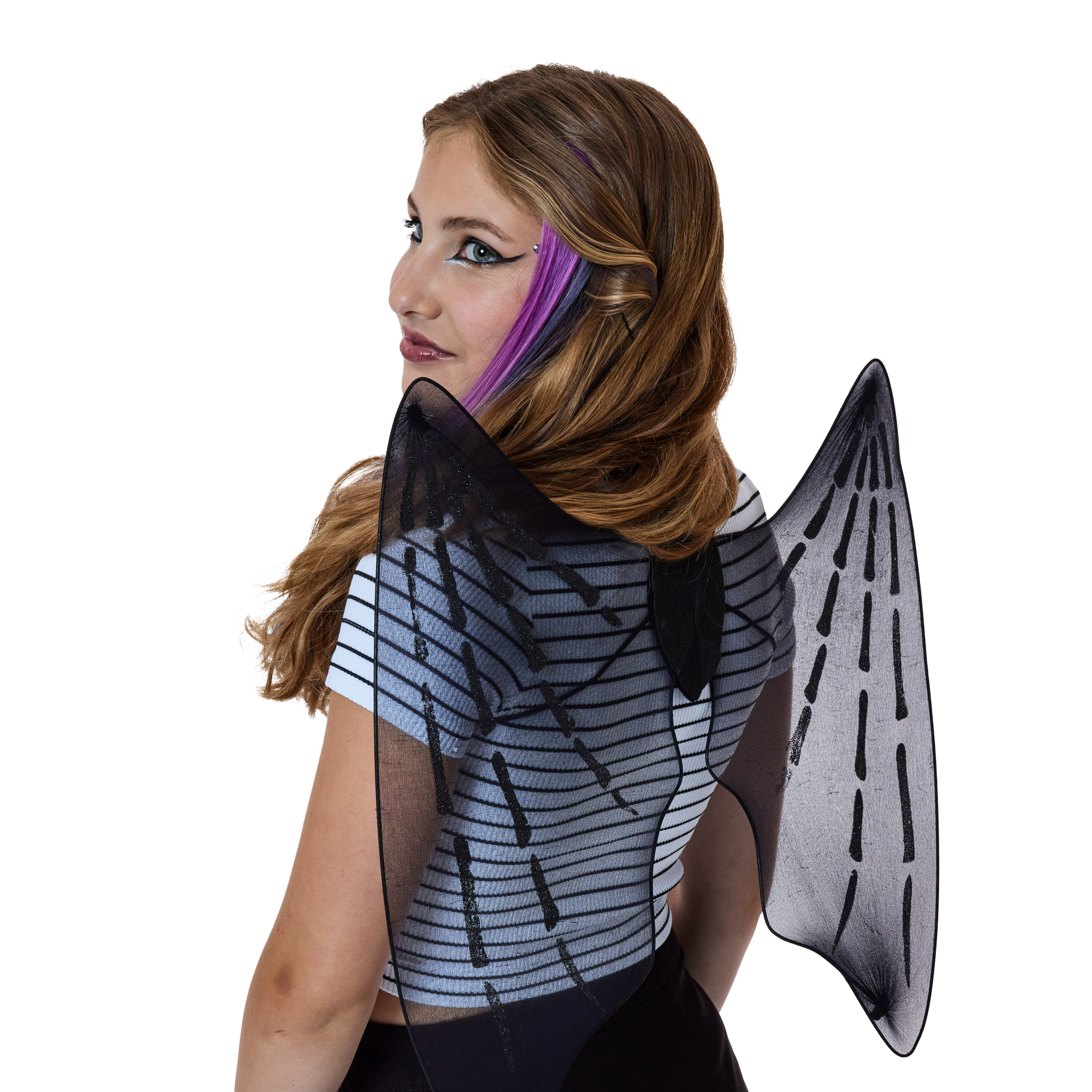 glitter bat wings