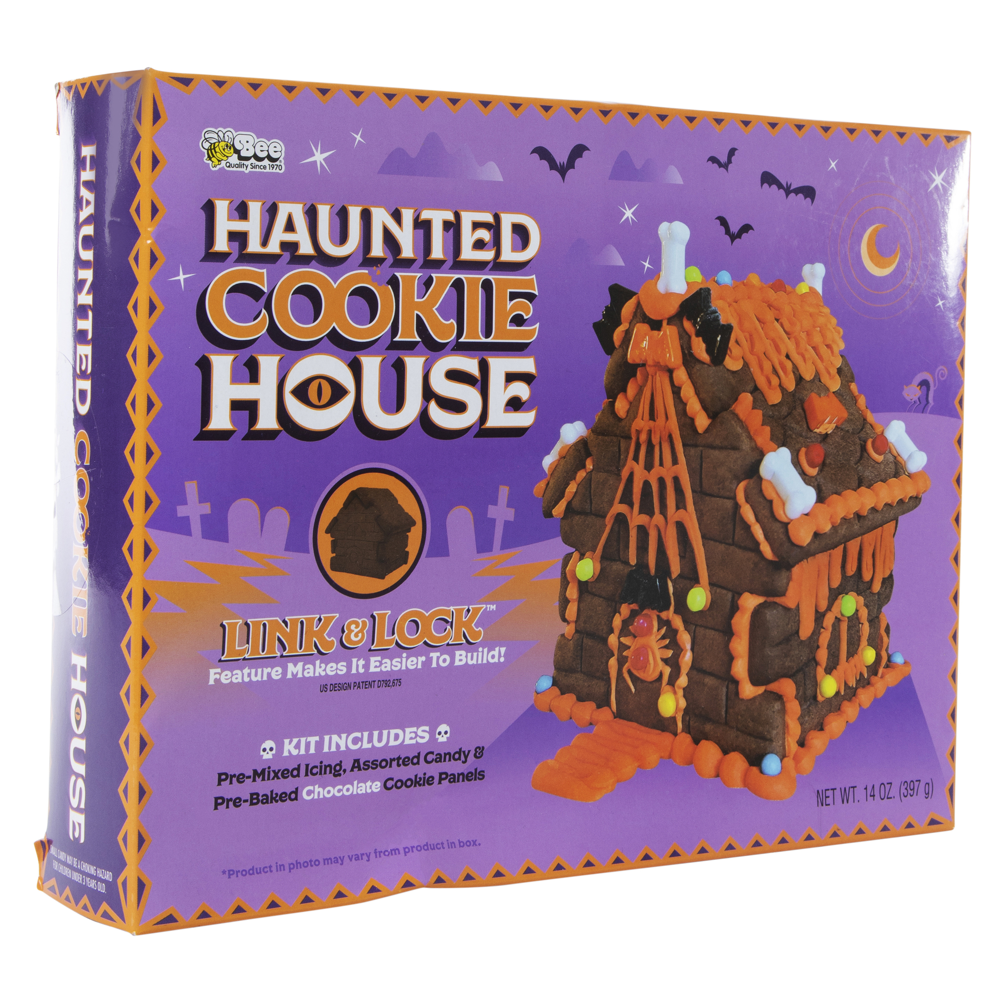 bee® haunted cookie house kit