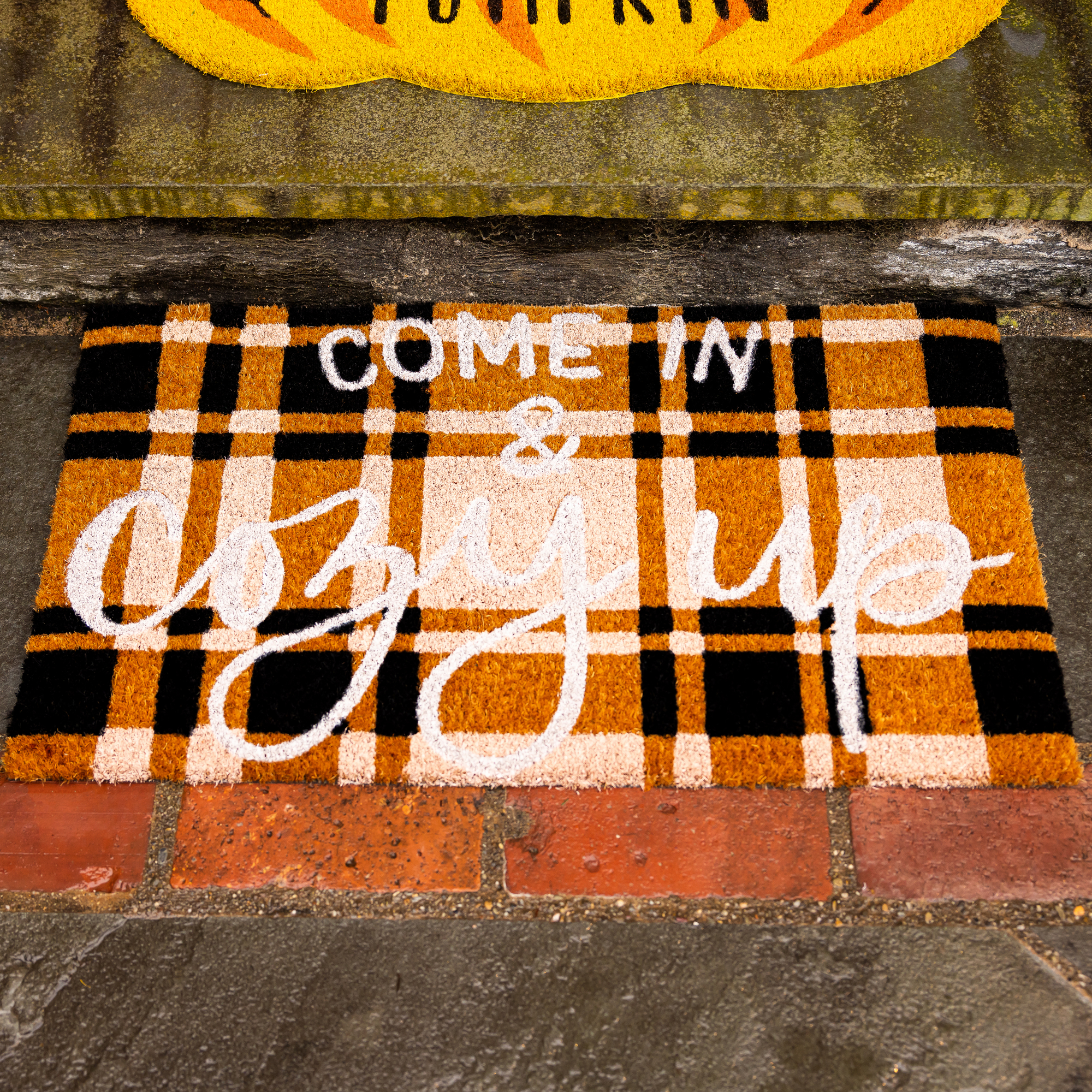 fall coir doormat