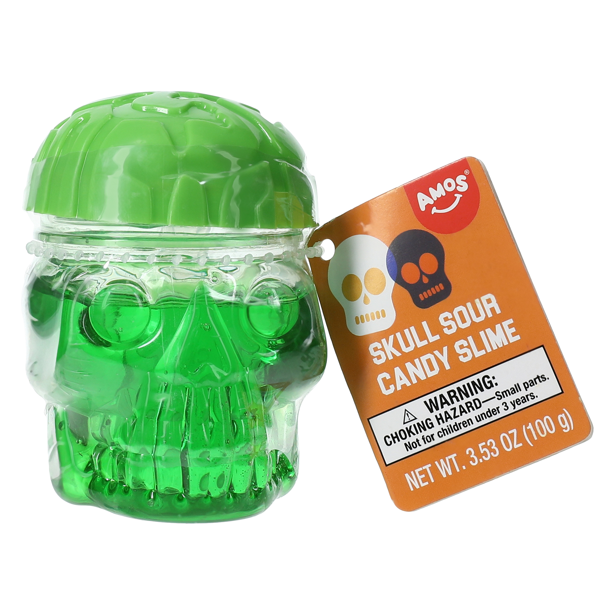 amos® sour skull candy slime 3.53oz