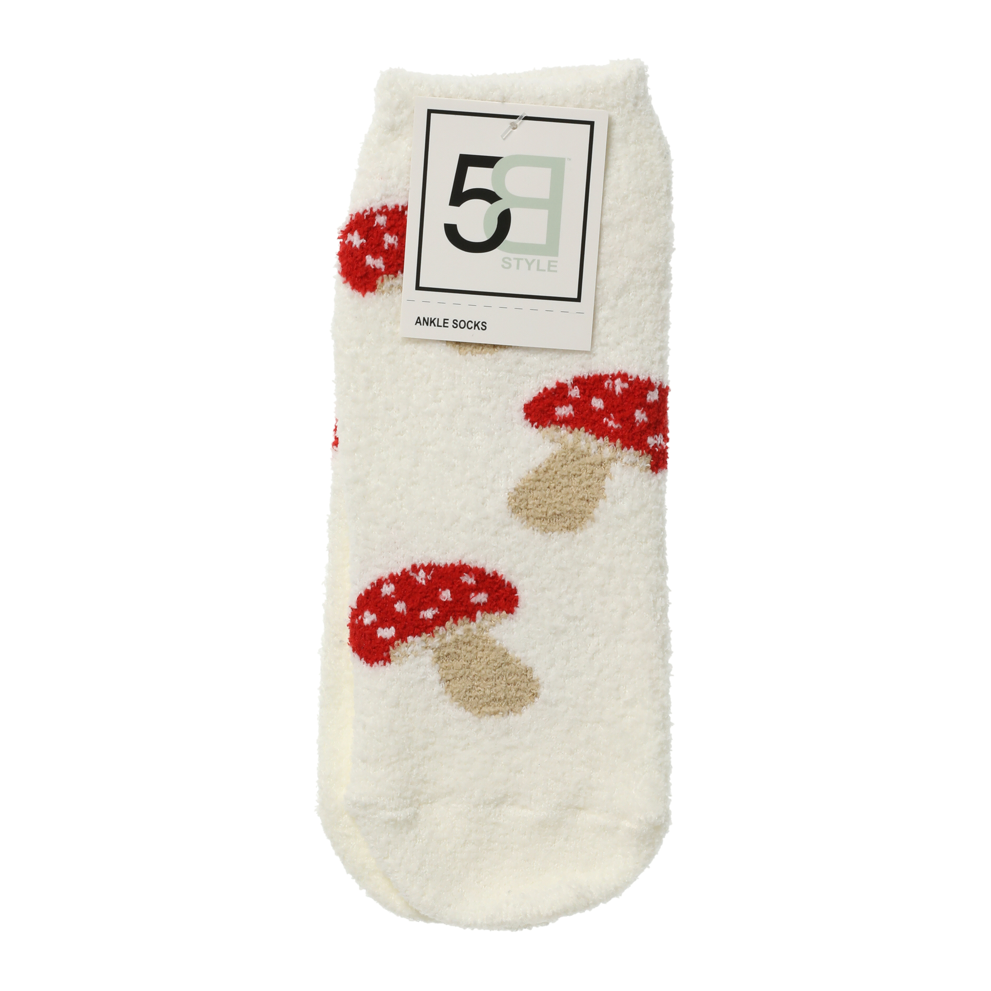 Ladies Cozy Printed Ankle Socks