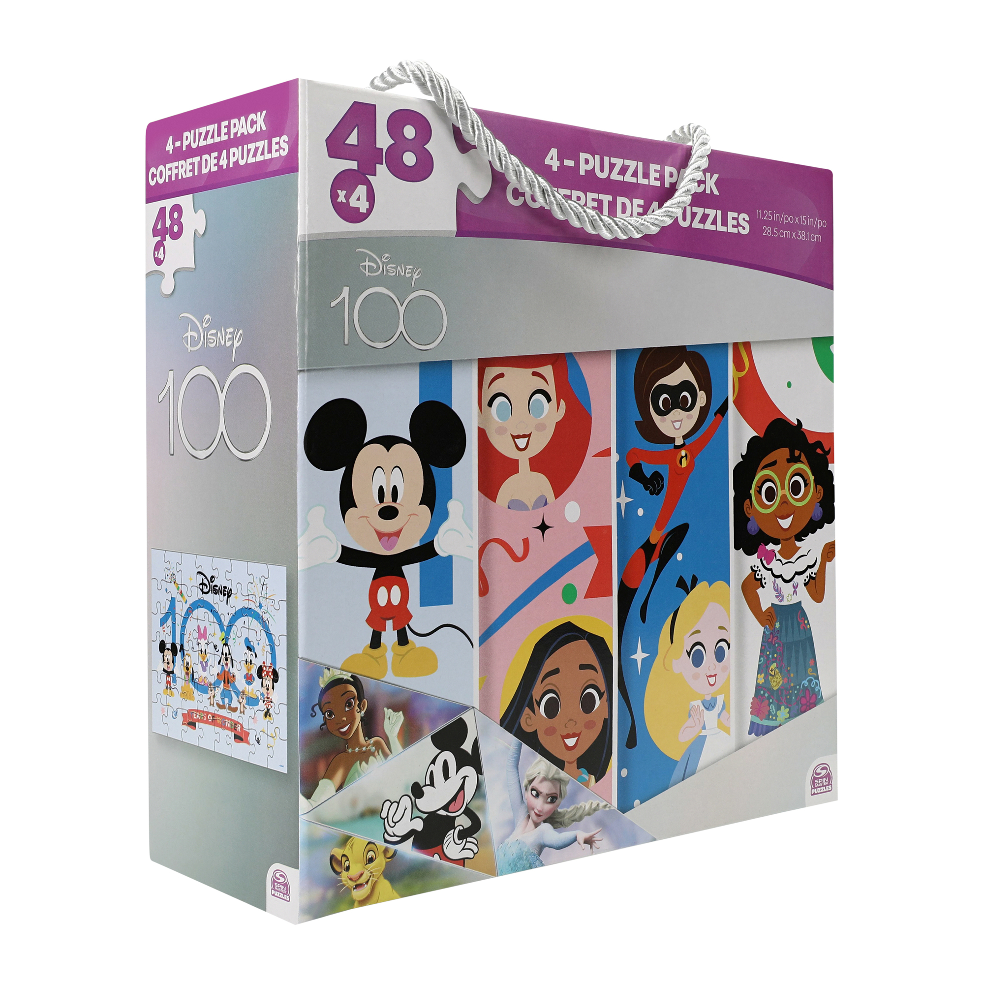 Disney 100 48-piece puzzles 4-count | Five Below