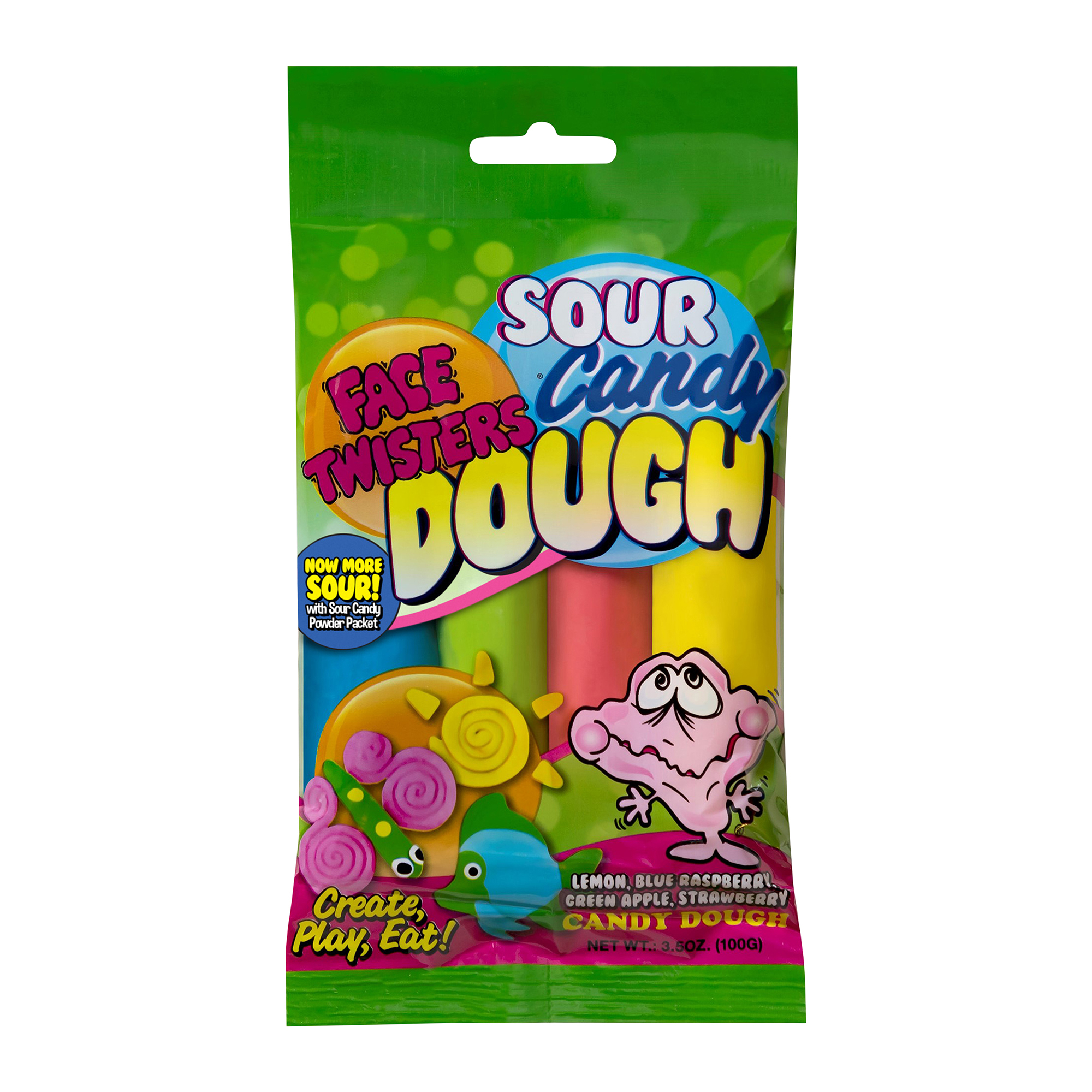 face twisters® sour candy dough 3.5oz