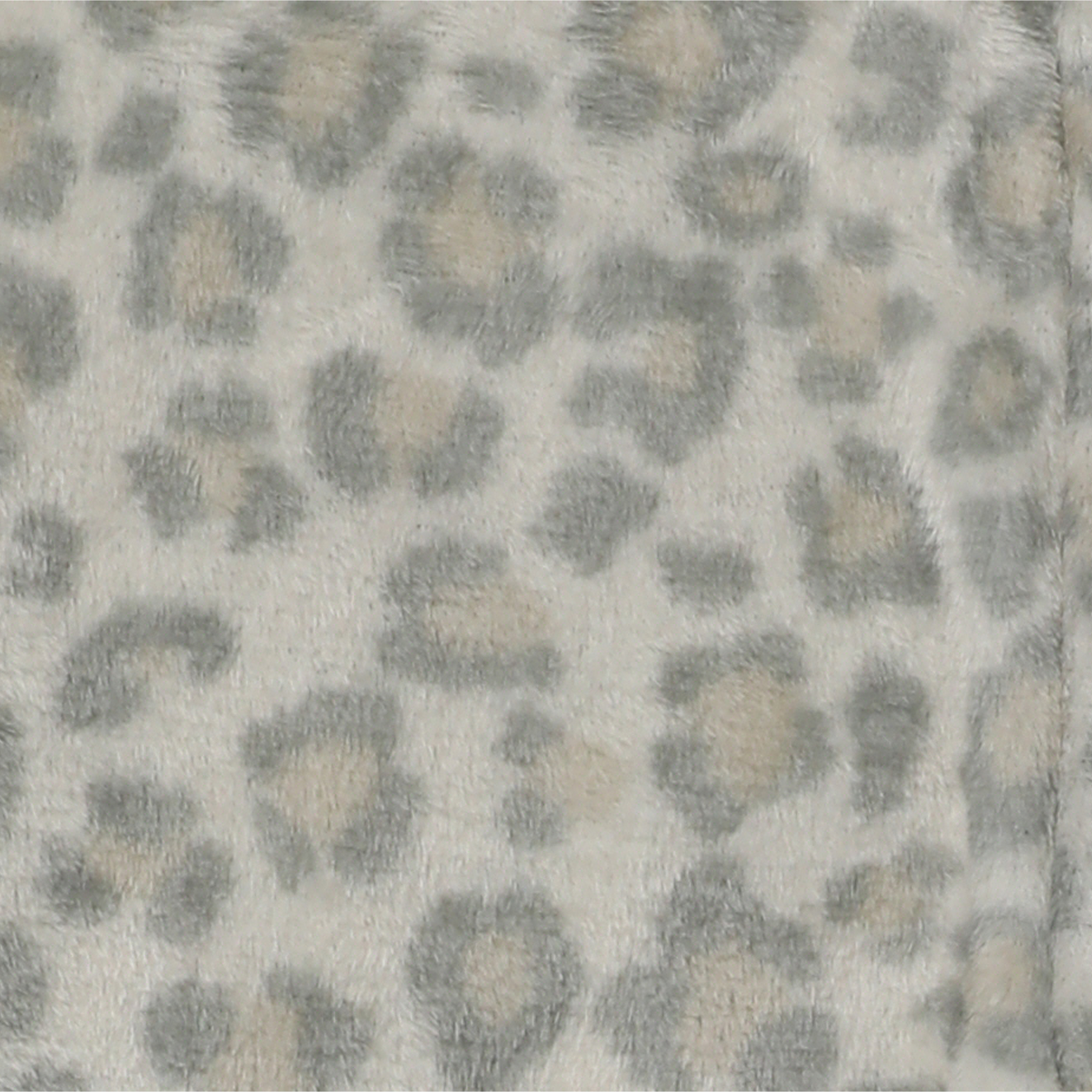 gray cheetah plush lounge pants