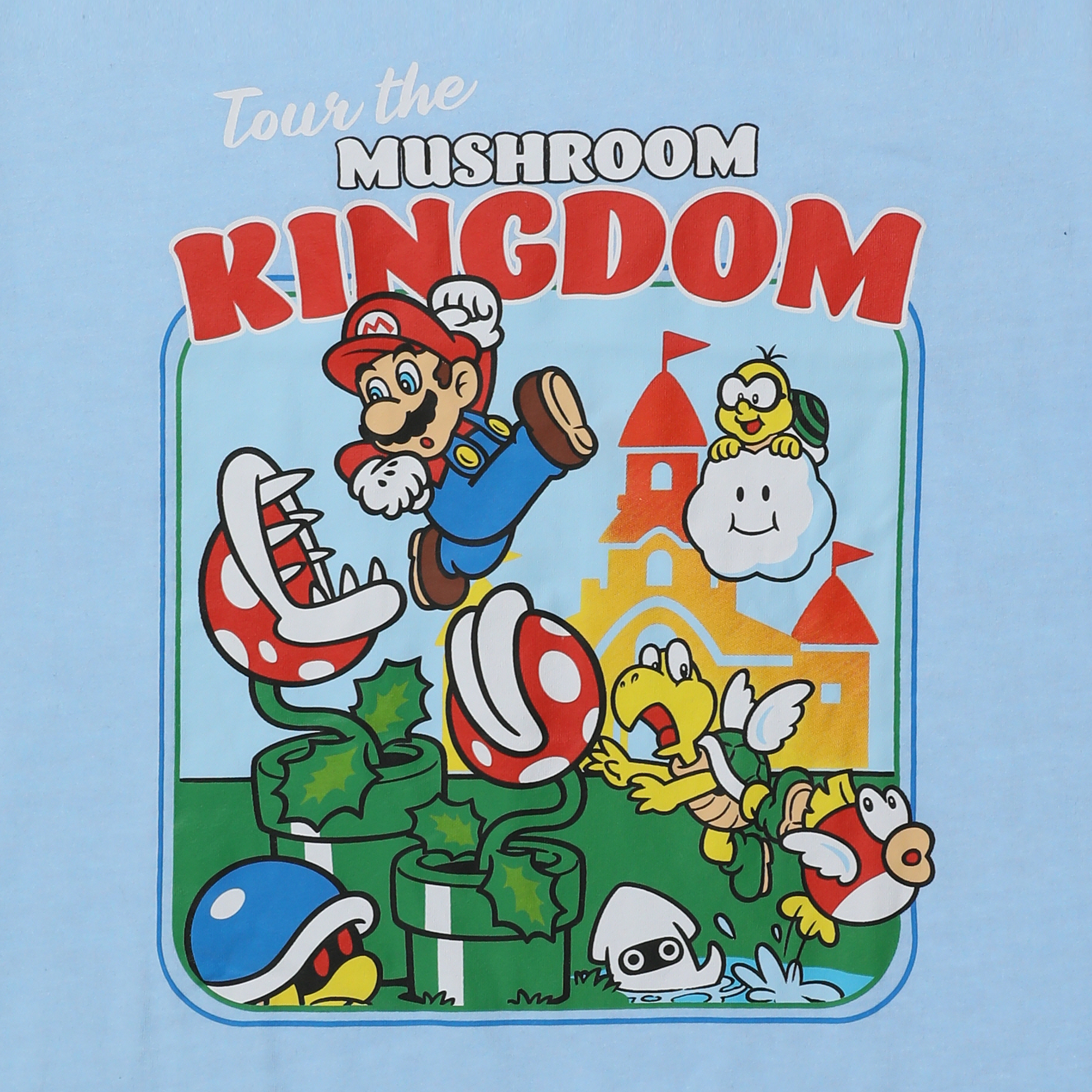 super mario™ ‘tour the mushroom kingdom’ graphic tee