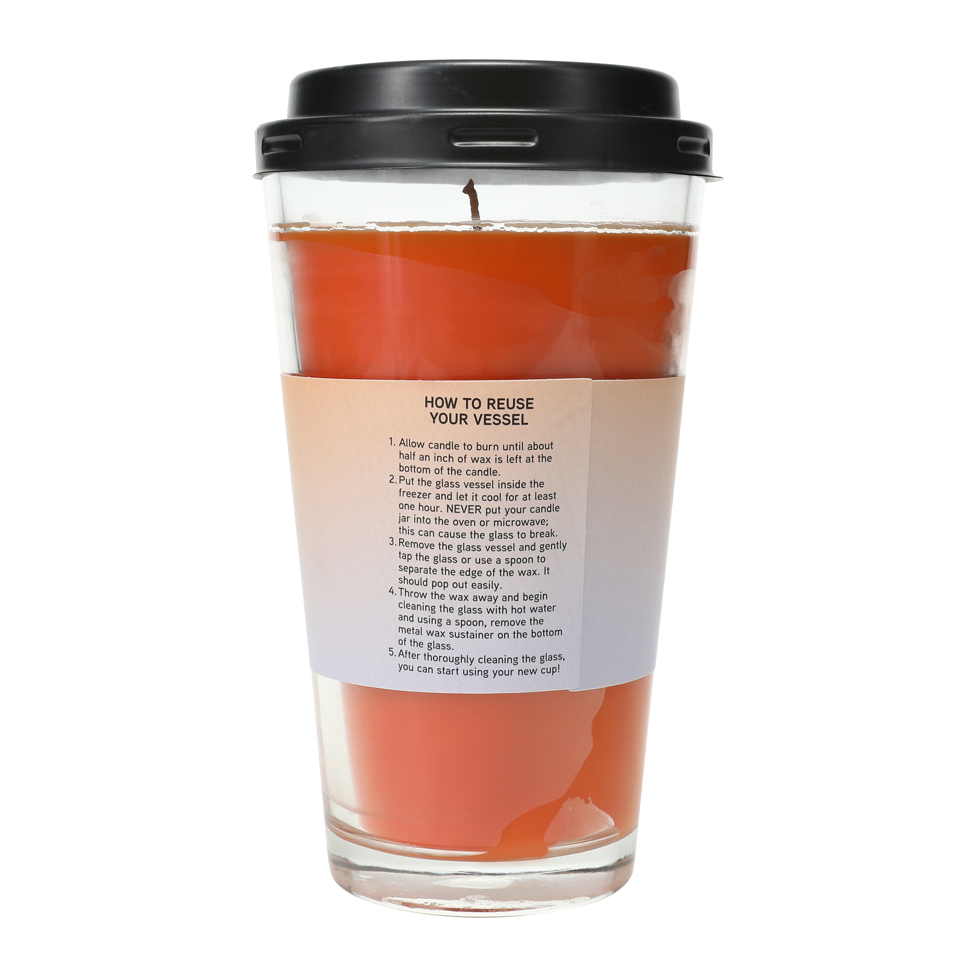 scented latte candle 13oz